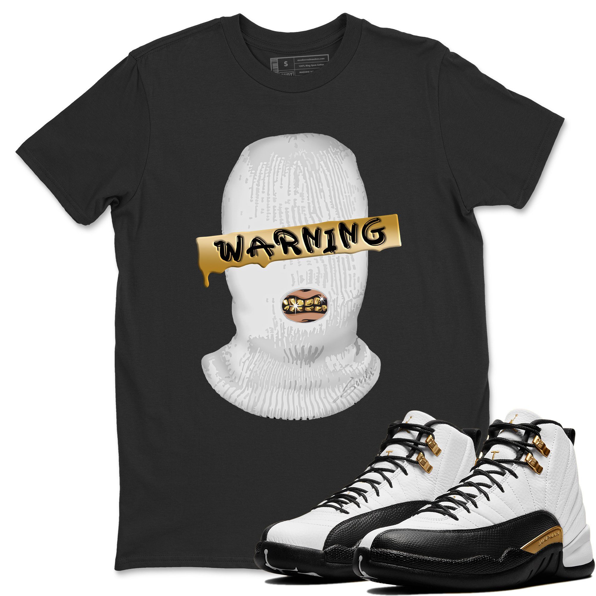 Jordan 12 Royalty Shirt To Match Jordans Warning Sneaker Tees Jordan 12 Royalty Drip Gear Zone Sneaker Matching Clothing Unisex Shirts