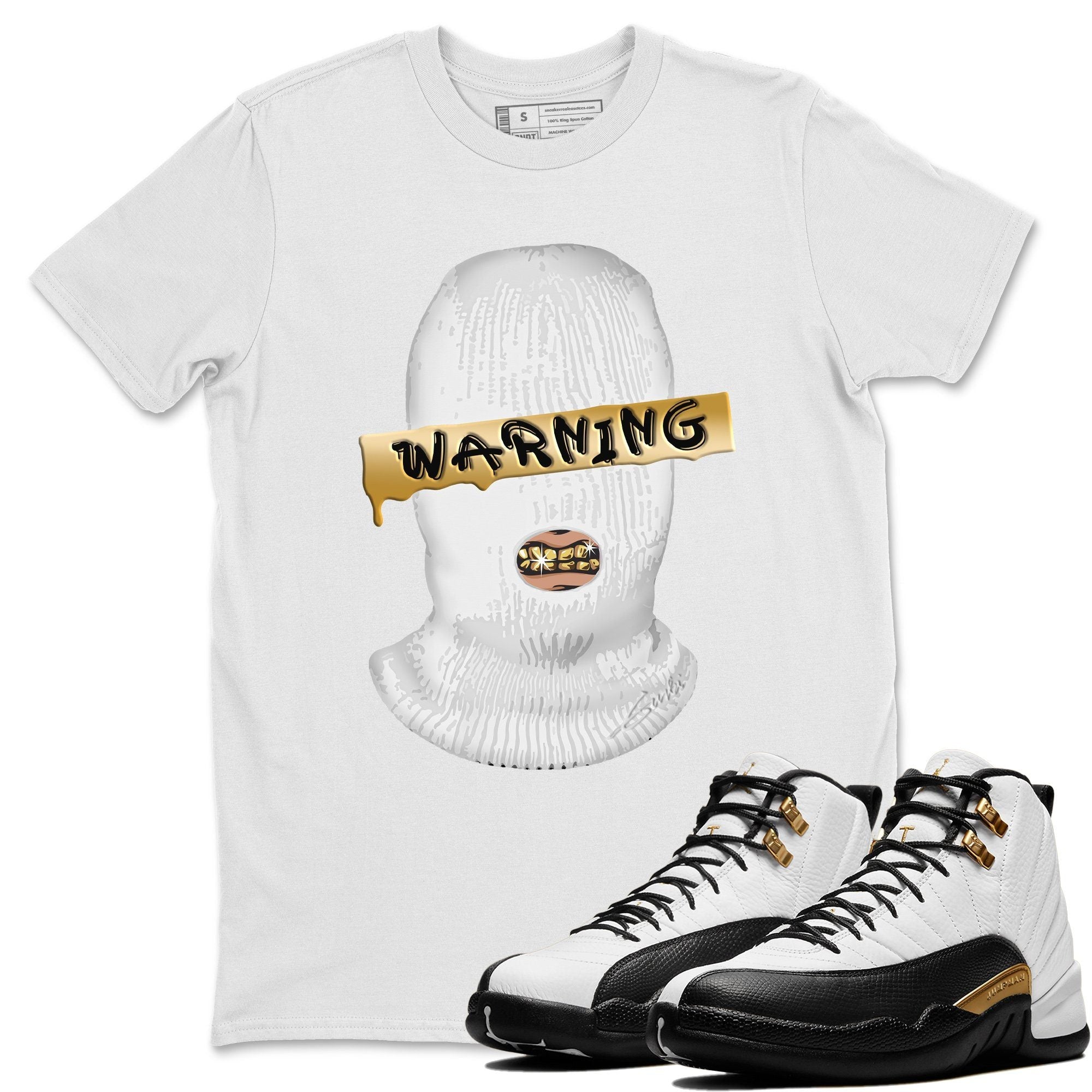 Jordan 12 Royalty Shirt To Match Jordans Warning Sneaker Tees Jordan 12 Royalty Drip Gear Zone Sneaker Matching Clothing Unisex Shirts