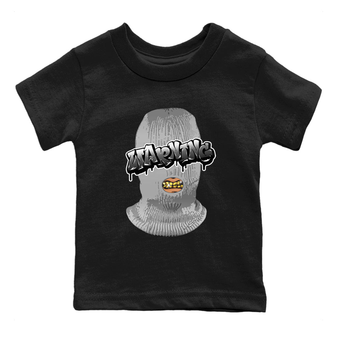 Air Jordan 13 Black Flint Warning Baby and Kids Streetwear Sneaker Shirt Air Jordan 13 Black Flint Kids Streetwear Sneaker Shirt Washing and Care Tip