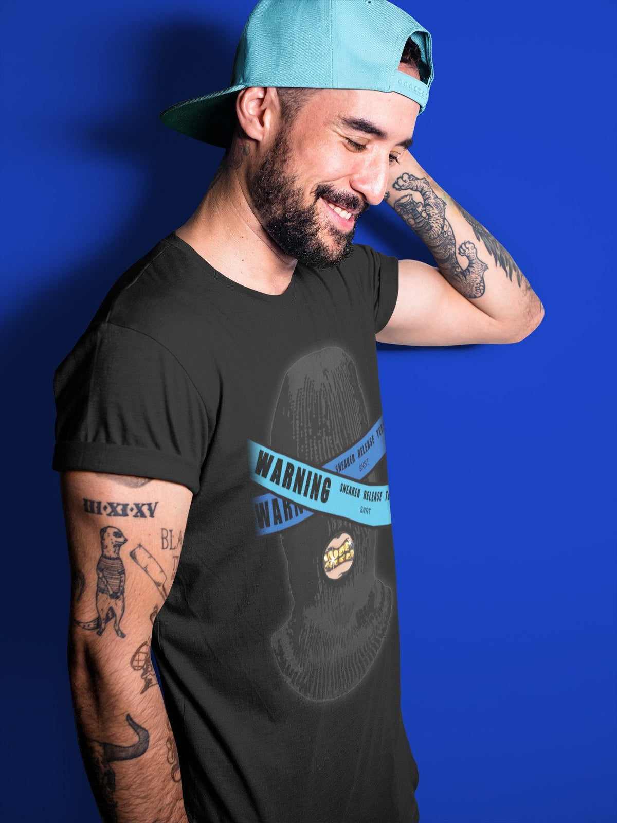 Jordan 2 OFF-WHITE Black Blue Shirt To Match Jordans Warning Sneaker Tees Jordan 2 OFF-WHITE Black Blue Drip Gear Zone Sneaker Matching Clothing Unisex Shirts