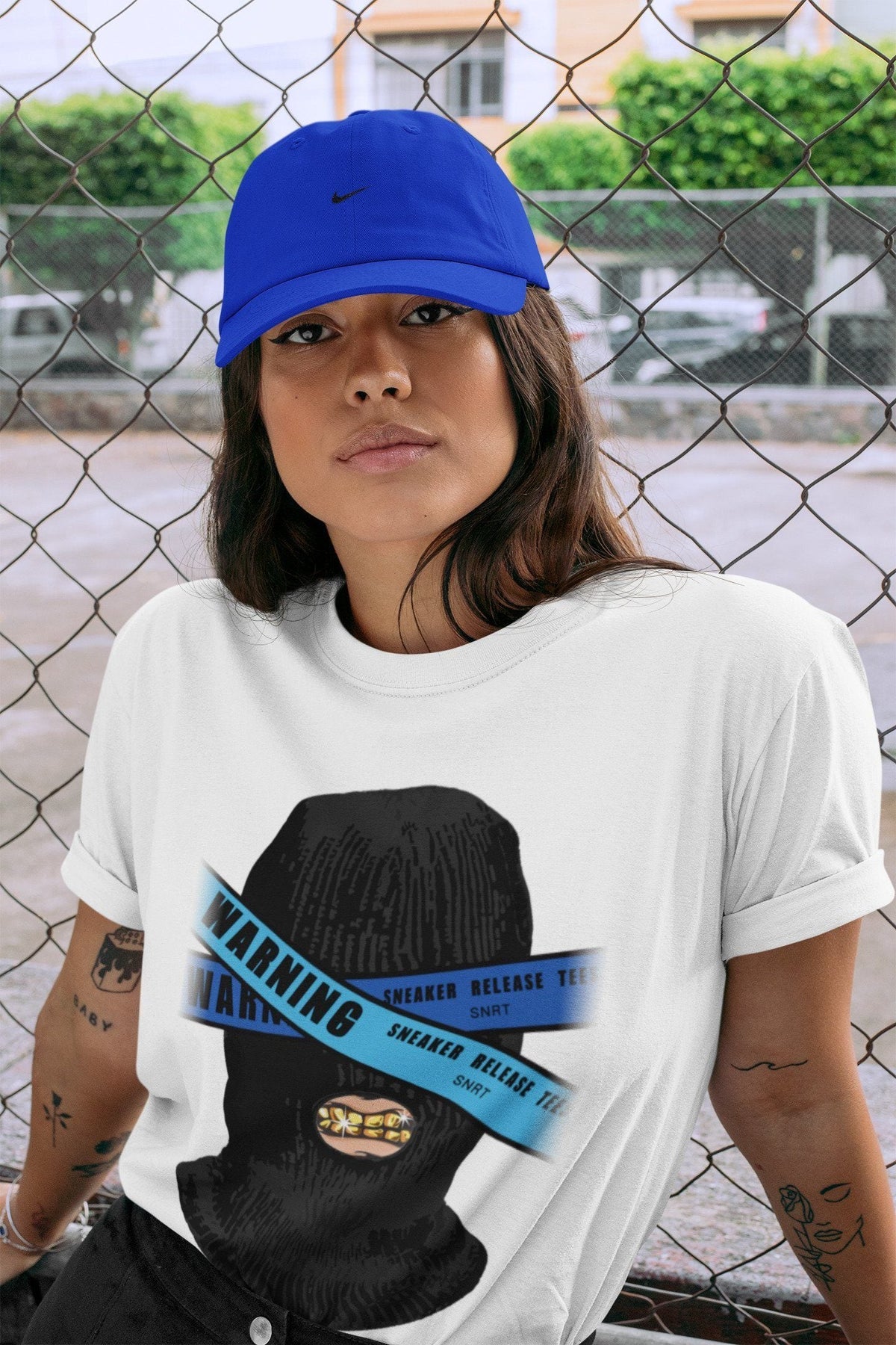 Jordan 2 OFF-WHITE Black Blue Shirt To Match Jordans Warning Sneaker Tees Jordan 2 OFF-WHITE Black Blue Drip Gear Zone Sneaker Matching Clothing Unisex Shirts