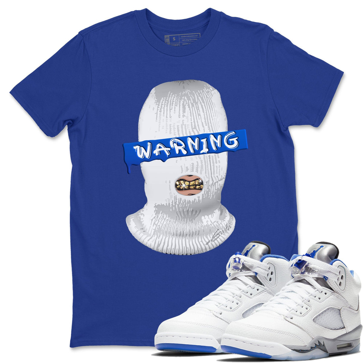 Jordan 5 Stealth Shirt To Match Jordans Warning Sneaker Tees Jordan 5 Stealth Drip Gear Zone Sneaker Matching Clothing Unisex Shirts
