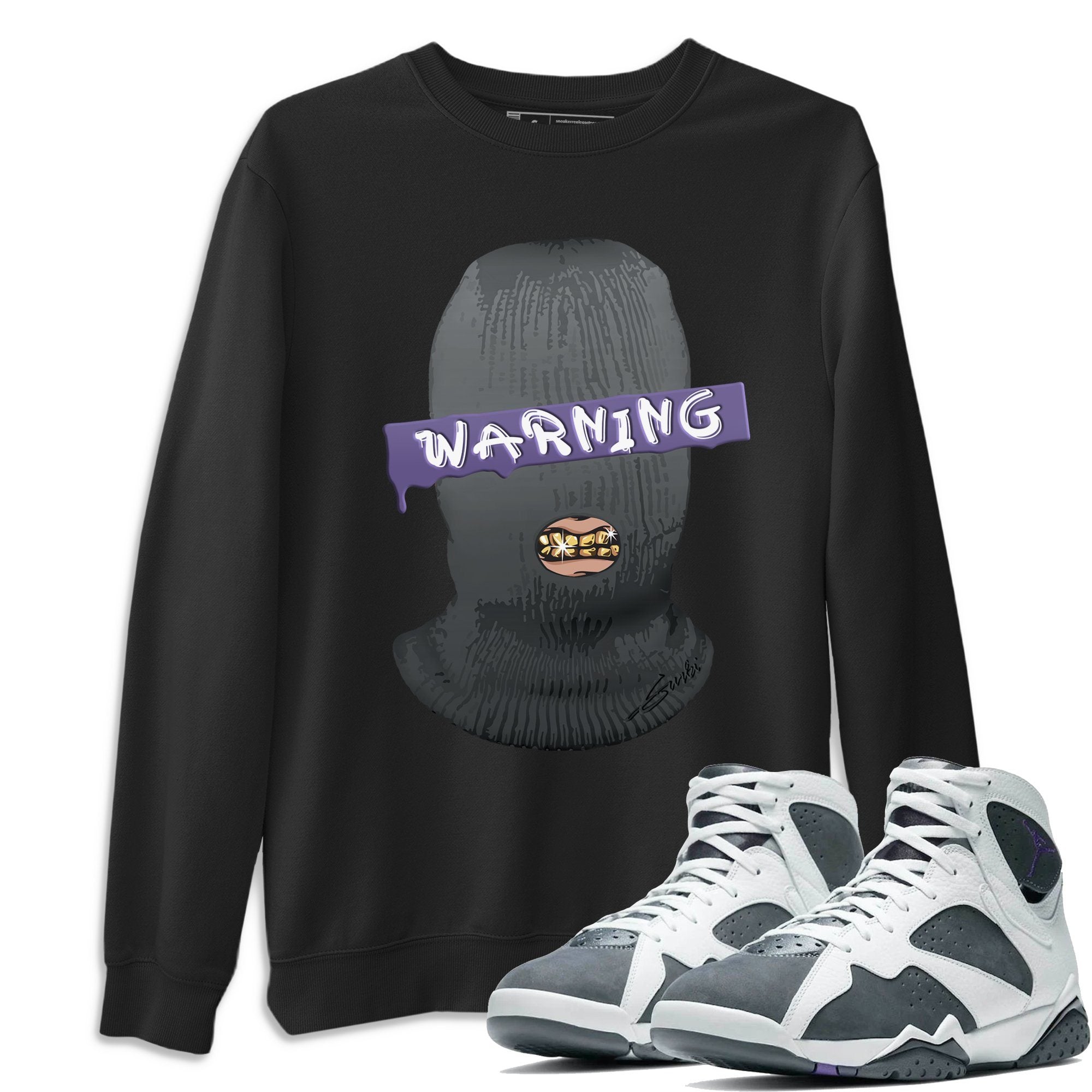 Jordan 7 Flint Shirt To Match Jordans Warning Sneaker Tees Jordan 7 Flint Drip Gear Zone Sneaker Matching Clothing Unisex Shirts