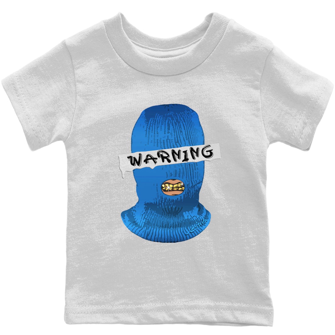 Jordan 1 Dark Marina Blue Sneaker Matching T-Shirt Warning Sneaker Tees Jordan 1 Dark Marina Blue Sneaker Release Tees Kids Shirts