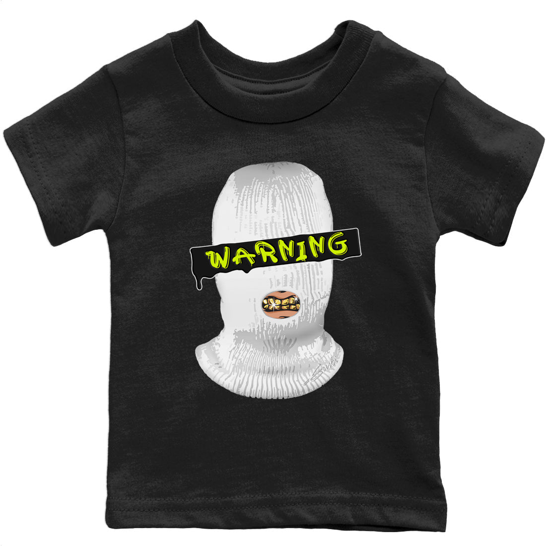 Jordan 1 Visionaire Sneaker Matching T-Shirt Warning Sneaker Tees Jordan 1 Visionaire Sneaker Release Tees Kids Shirts