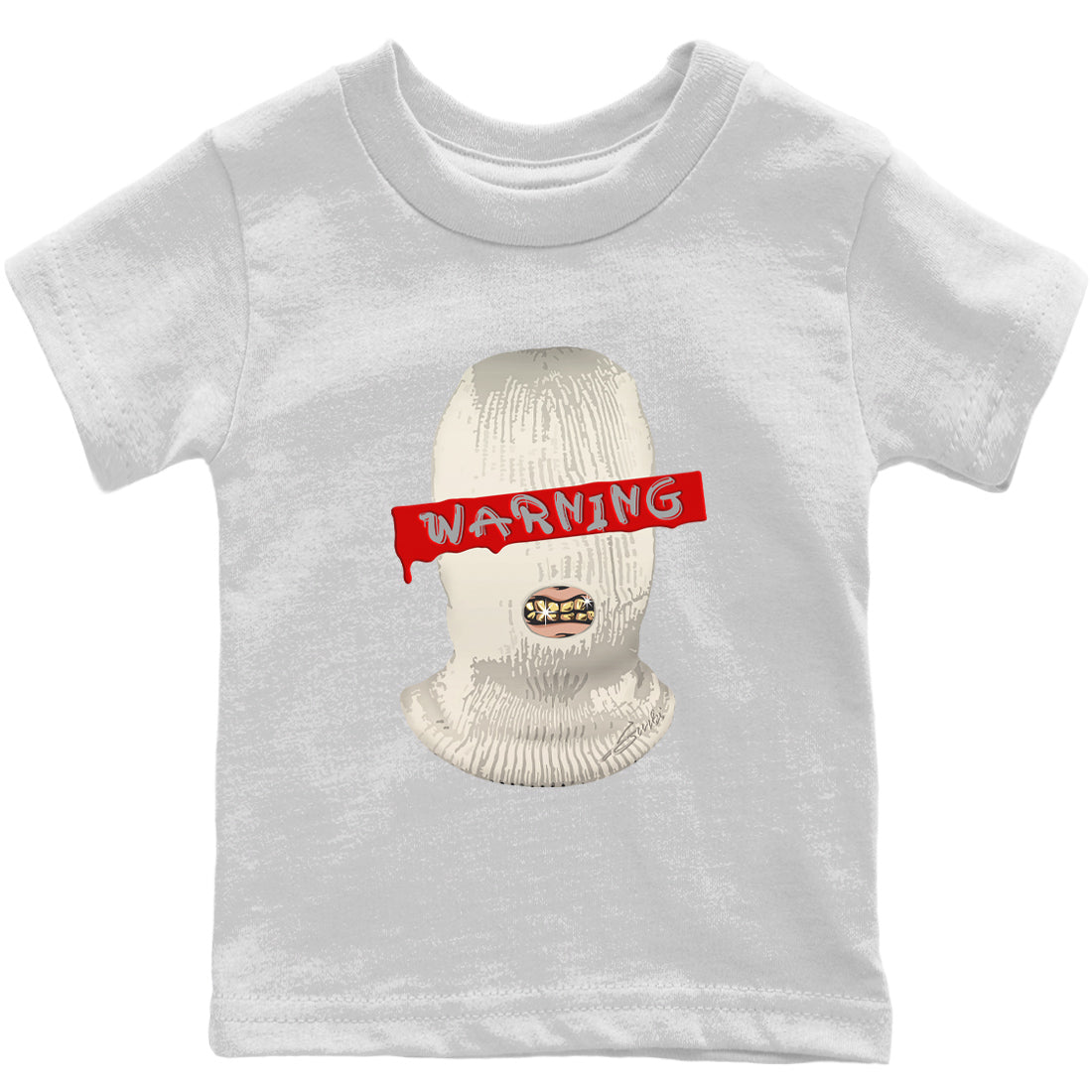 Jordan 3 Muslin Sneaker Matching T-Shirt Warning Sneaker Tees Jordan 3 Muslin Sneaker Release Tees Kids Shirts