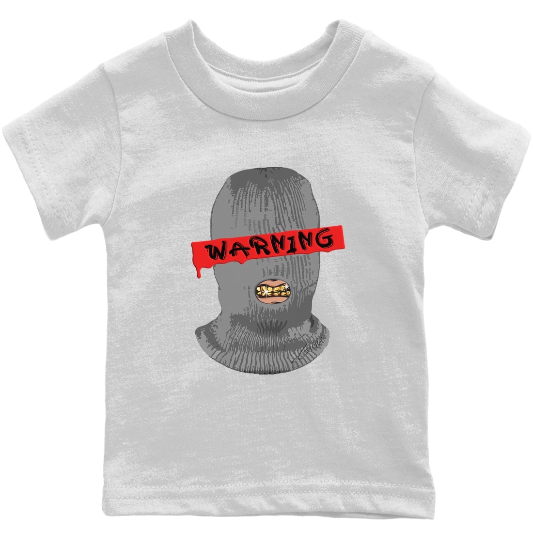 Jordan 4 Infrared Sneaker Matching T-Shirt Warning Sneaker Tees Jordan 4 Infrared Sneaker Release Tees Kids Shirts