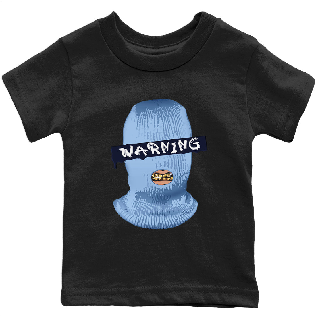 Jordan 6 UNC Shirt To Match Jordans Warning Sneaker Tees Jordan 6 UNC Drip Gear Zone Sneaker Matching Clothing Kids Shirts