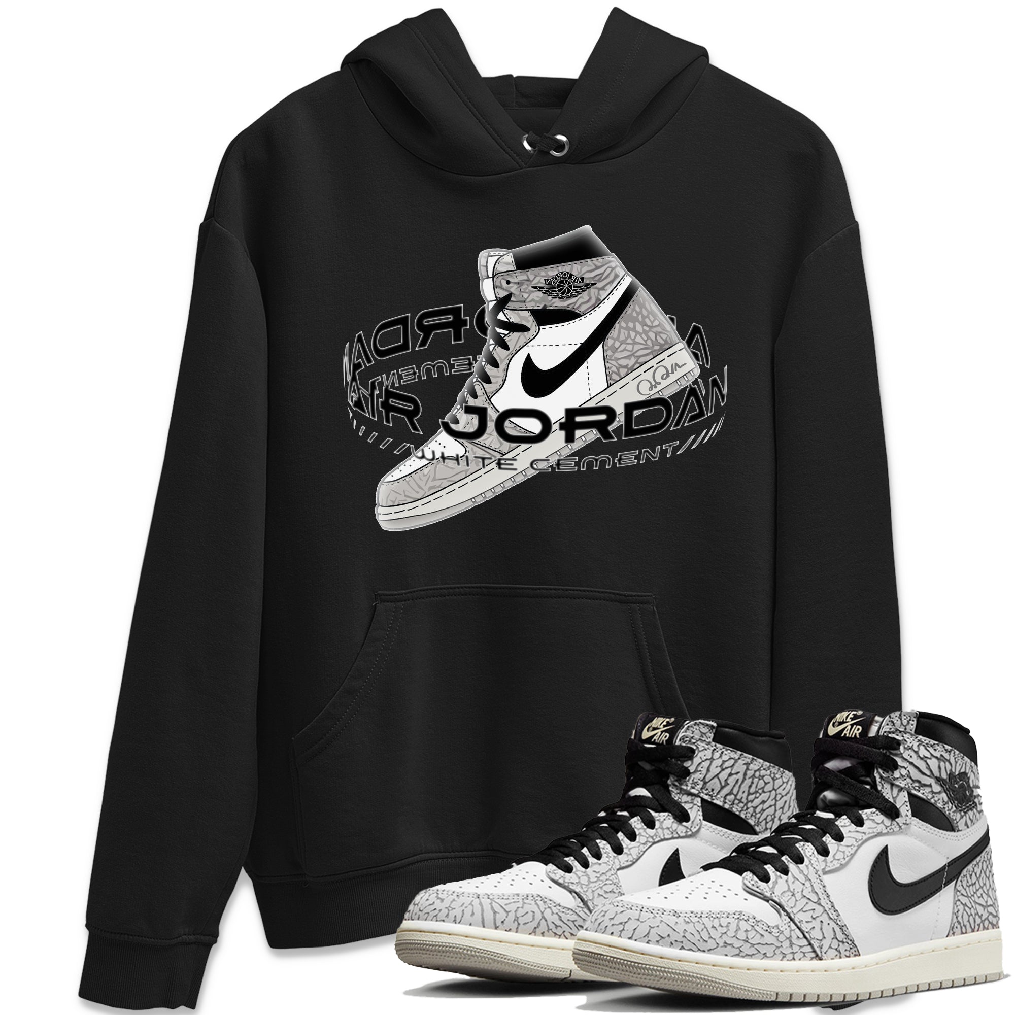 Jordan 1 High White Cement Sneaker Tees Drip Gear Zone Warping Space Sneaker Tees Jordan 1 High White Cement Shirt Unisex Shirts