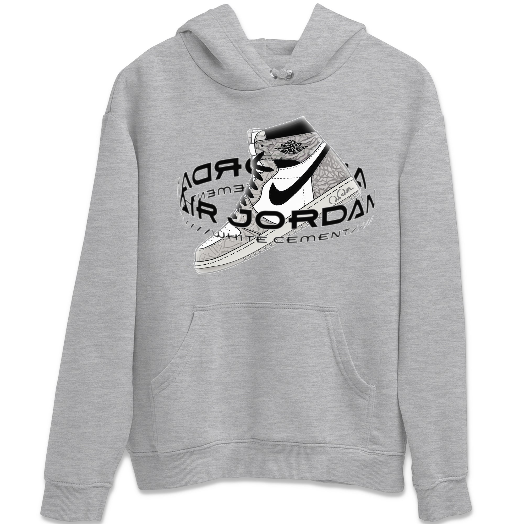 Jordan 1 High White Cement Sneaker Tees Drip Gear Zone Warping Space Sneaker Tees Jordan 1 High White Cement Shirt Unisex Shirts