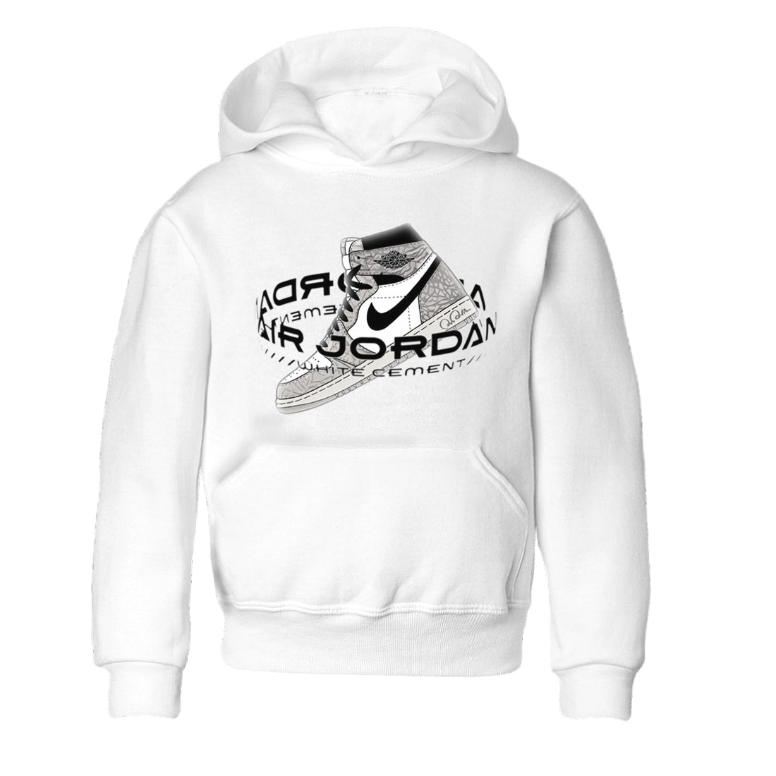 Jordan 1 High White Cement Sneaker Tees Drip Gear Zone Warping Space Sneaker Tees Jordan 1 High White Cement Shirt Kids Shirts