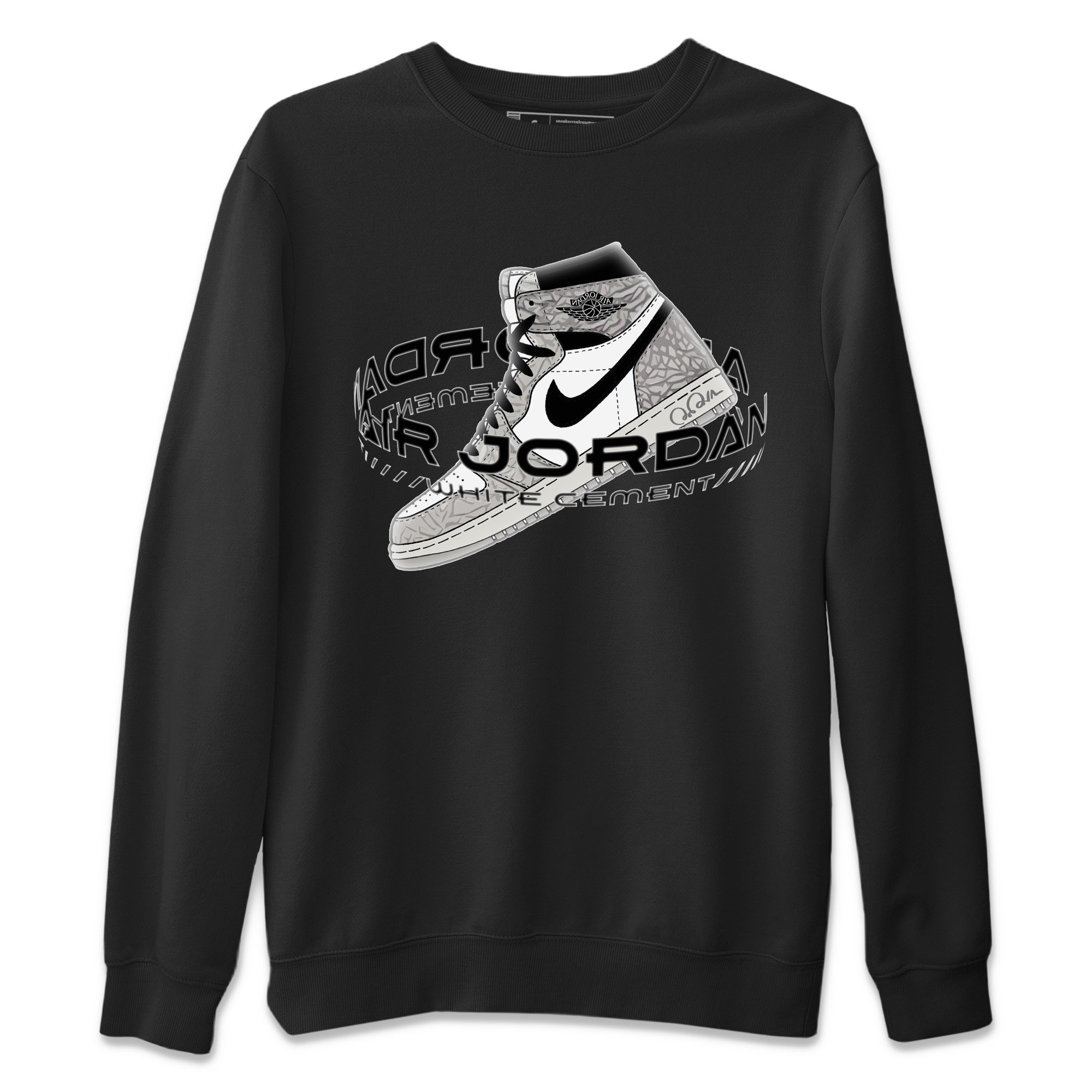 Jordan 1 High White Cement Sneaker Tees Drip Gear Zone Warping Space Sneaker Tees Jordan 1 High White Cement Shirt Unisex Shirts