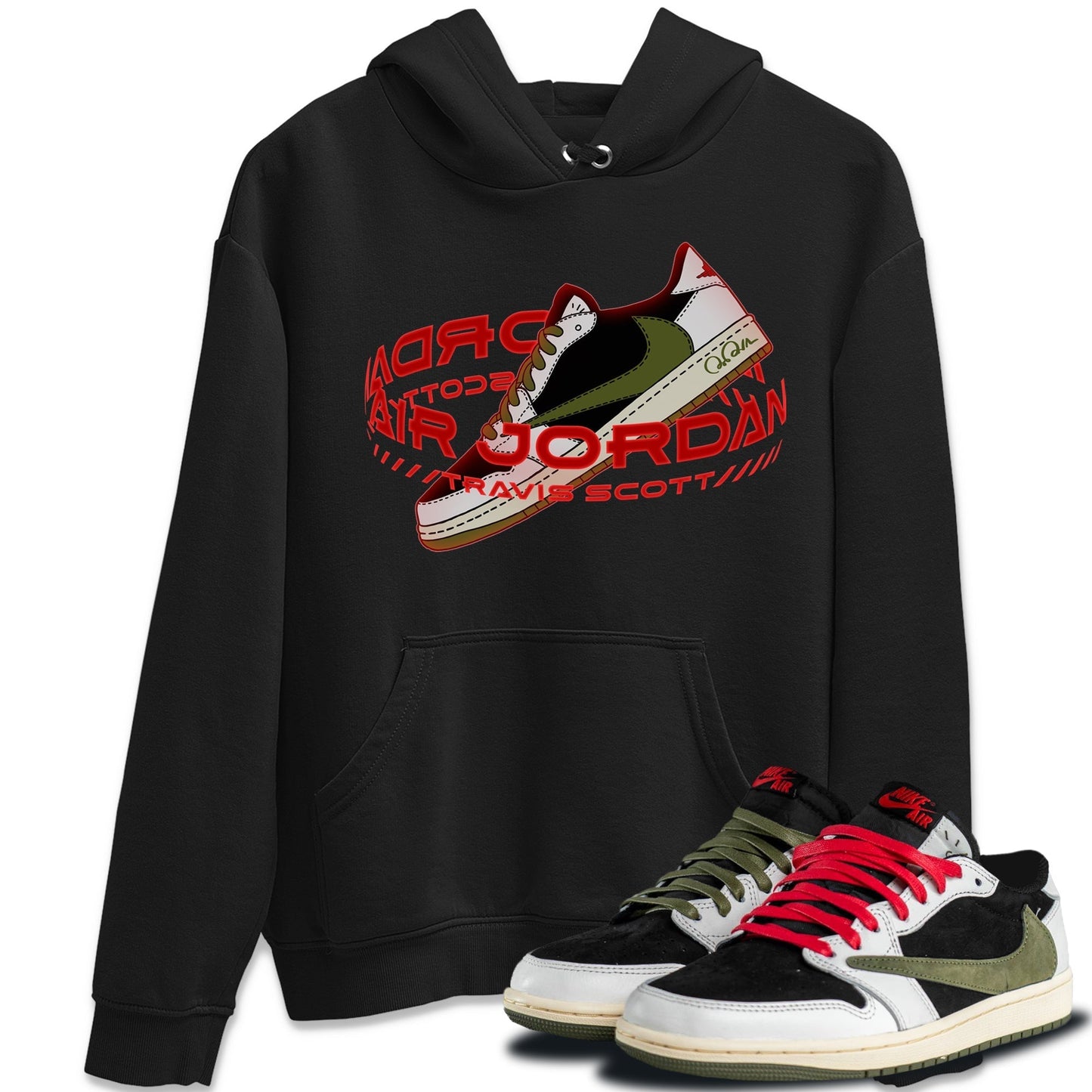 Jordan 1 Travis Scott Olive Sneaker Tees Drip Gear Zone Warping Space Sneaker Tees Jordan 1 Travis Scott Olive Shirt Unisex Shirts