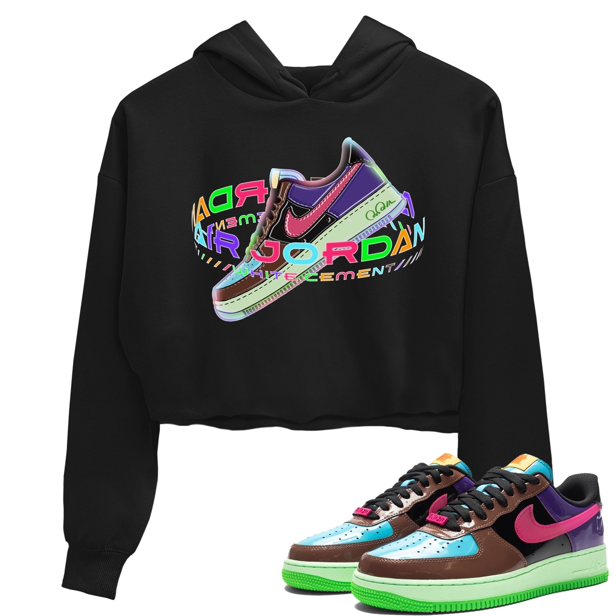 Air Force 1 Undefeated Fauna Brown Sneaker Tees Drip Gear Zone Warping Space Sneaker Tees Air Force 1 Undefeated Fauna Brown Shirt Women's Shirts