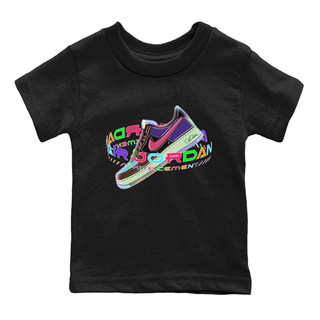 Air Force 1 Undefeated Fauna Brown Sneaker Tees Drip Gear Zone Warping Space Sneaker Tees Air Force 1 Undefeated Fauna Brown Shirt Kids Shirts