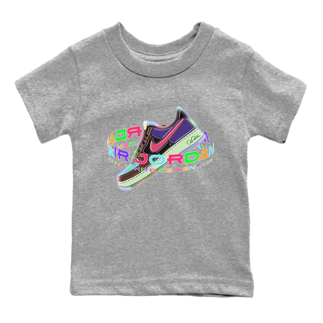 Air Force 1 Undefeated Fauna Brown Sneaker Tees Drip Gear Zone Warping Space Sneaker Tees Air Force 1 Undefeated Fauna Brown Shirt Kids Shirts