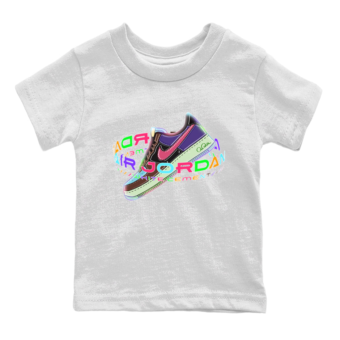 Air Force 1 Undefeated Fauna Brown Sneaker Tees Drip Gear Zone Warping Space Sneaker Tees Air Force 1 Undefeated Fauna Brown Shirt Kids Shirts