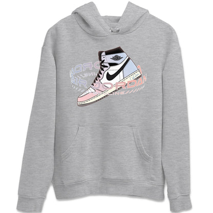 Air Jordan 1 Skyline Sneaker Tees Drip Gear Zone Warping Space Sneaker Tees AJ1 Skyline Shirt Unisex Shirts Heather Grey 2