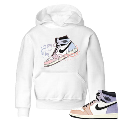 Air Jordan 1 Skyline Sneaker Tees Drip Gear Zone Warping Space Sneaker Tees AJ1 Skyline Shirt Kids Shirts White 1