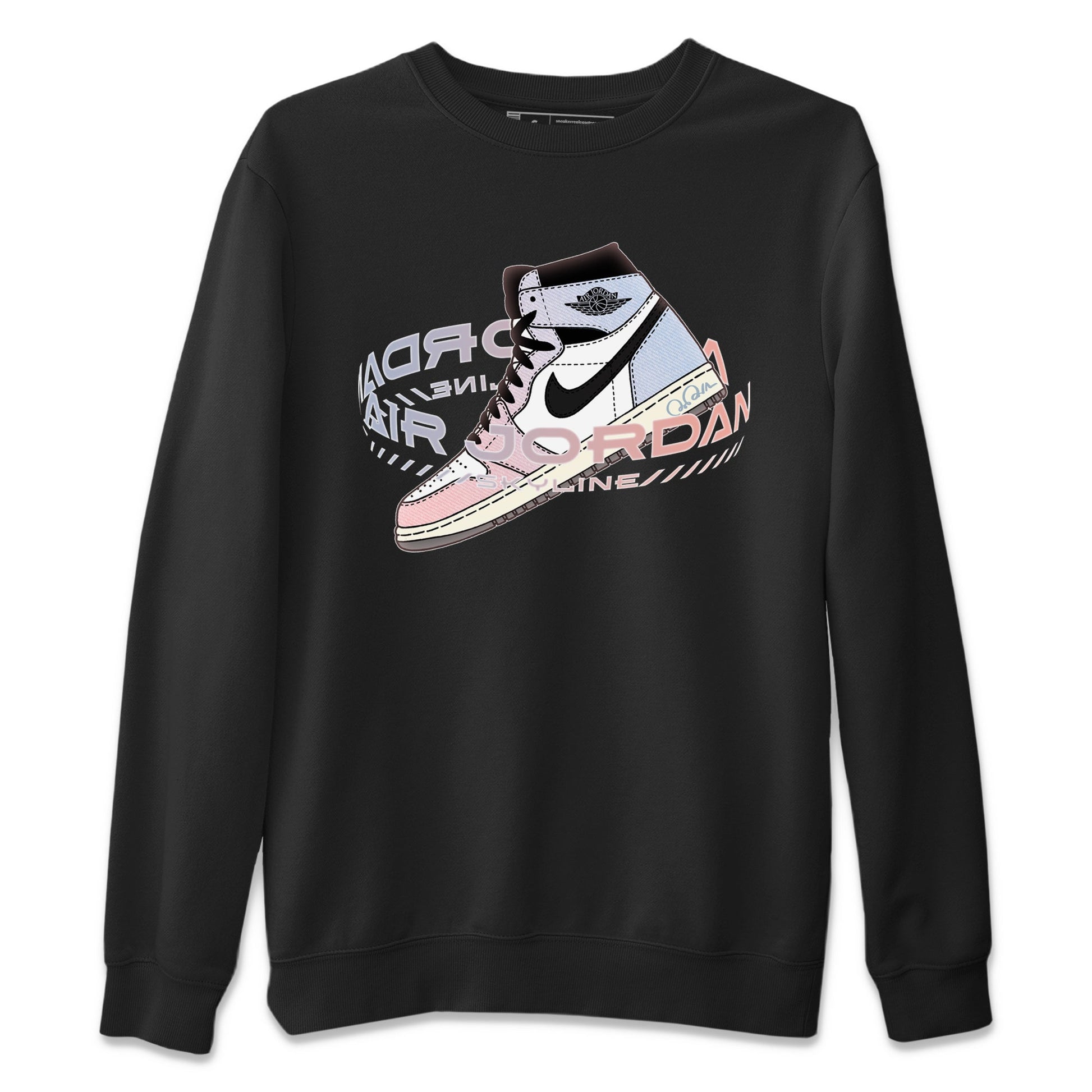 Air Jordan 1 Skyline Sneaker Tees Drip Gear Zone Warping Space Sneaker Tees AJ1 Skyline Shirt Unisex Shirts Black 2