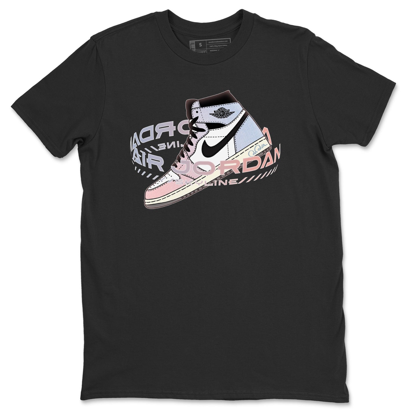 Air Jordan 1 Skyline Sneaker Tees Drip Gear Zone Warping Space Sneaker Tees AJ1 Skyline Shirt Unisex Shirts Black 2