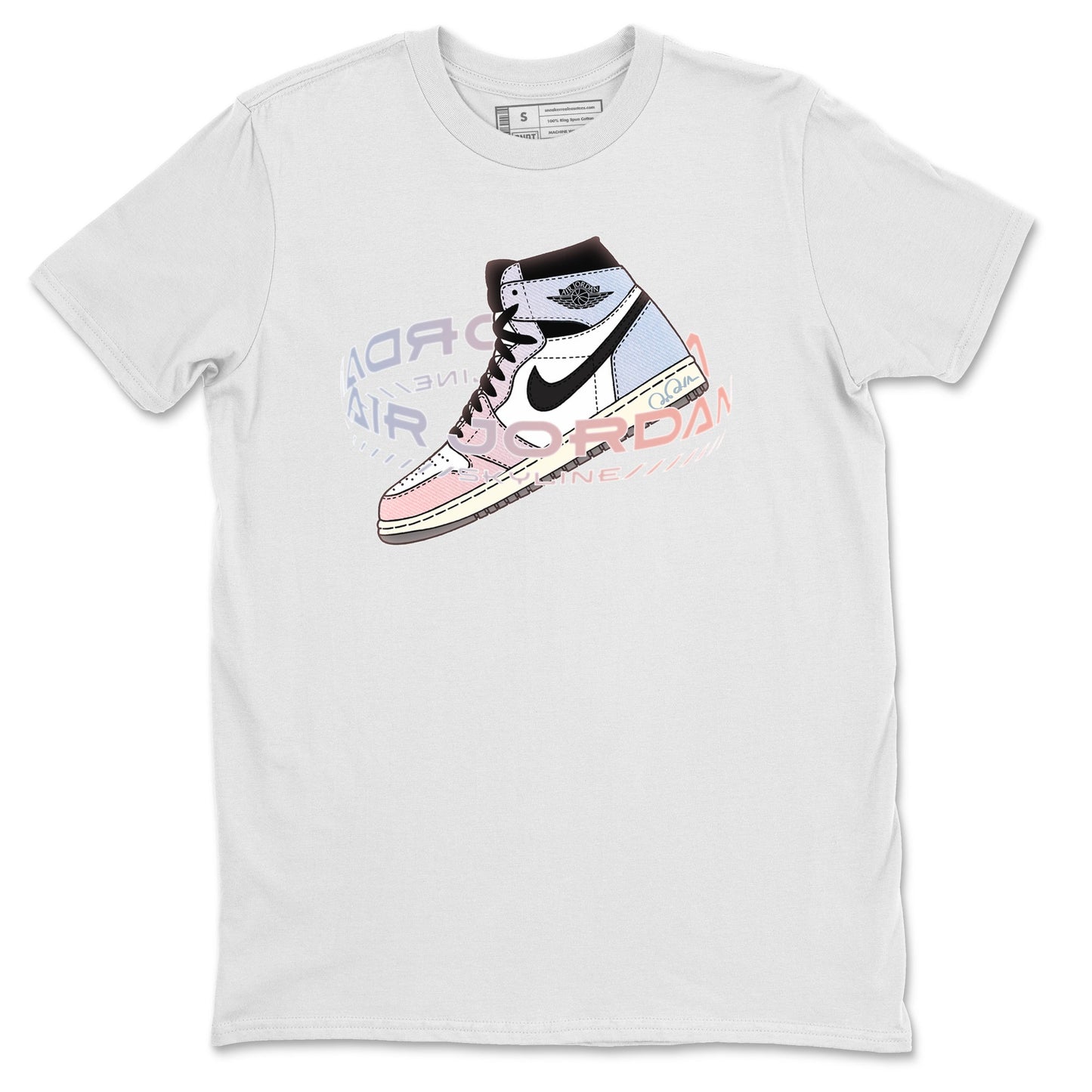 Air Jordan 1 Skyline Sneaker Tees Drip Gear Zone Warping Space Sneaker Tees AJ1 Skyline Shirt Unisex Shirts White 2