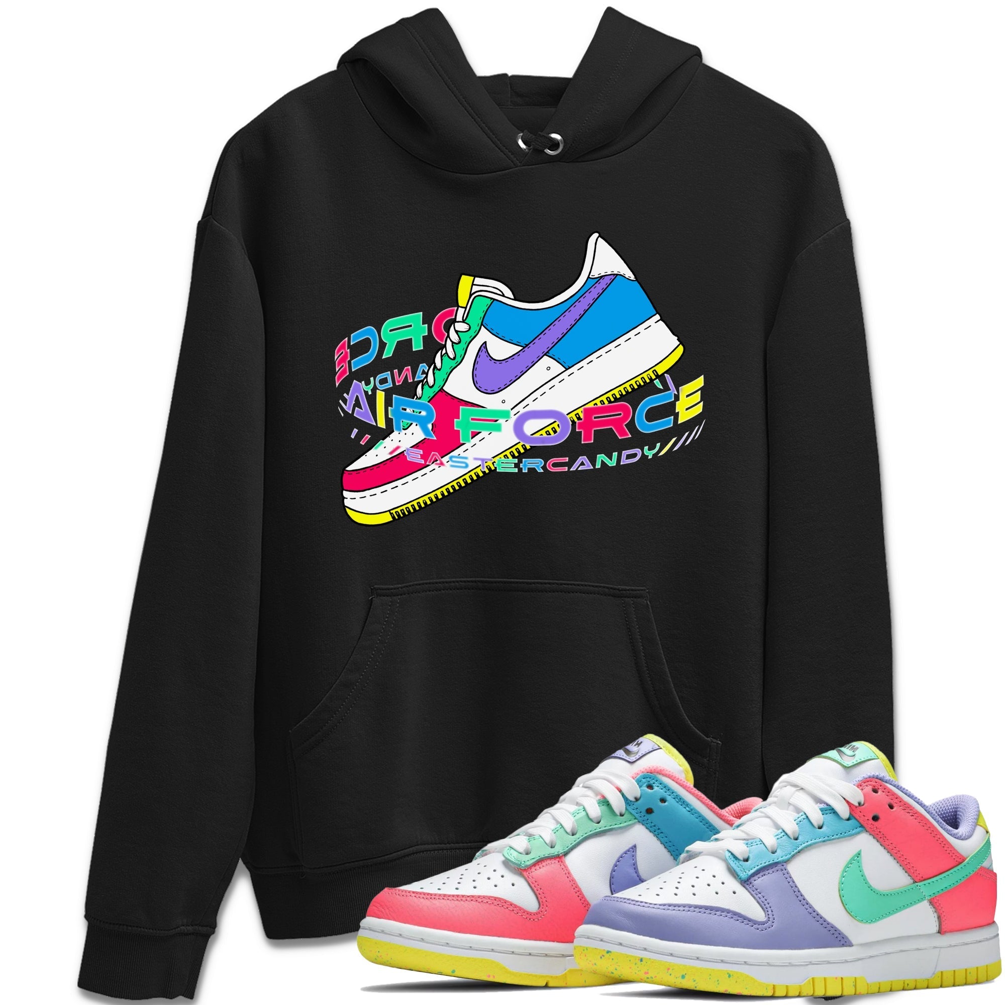 Dunk Easter Candy Sneaker Tees Drip Gear Zone Warping Space Sneaker Tees Nike Easter Shirt Unisex Shirts Black 1