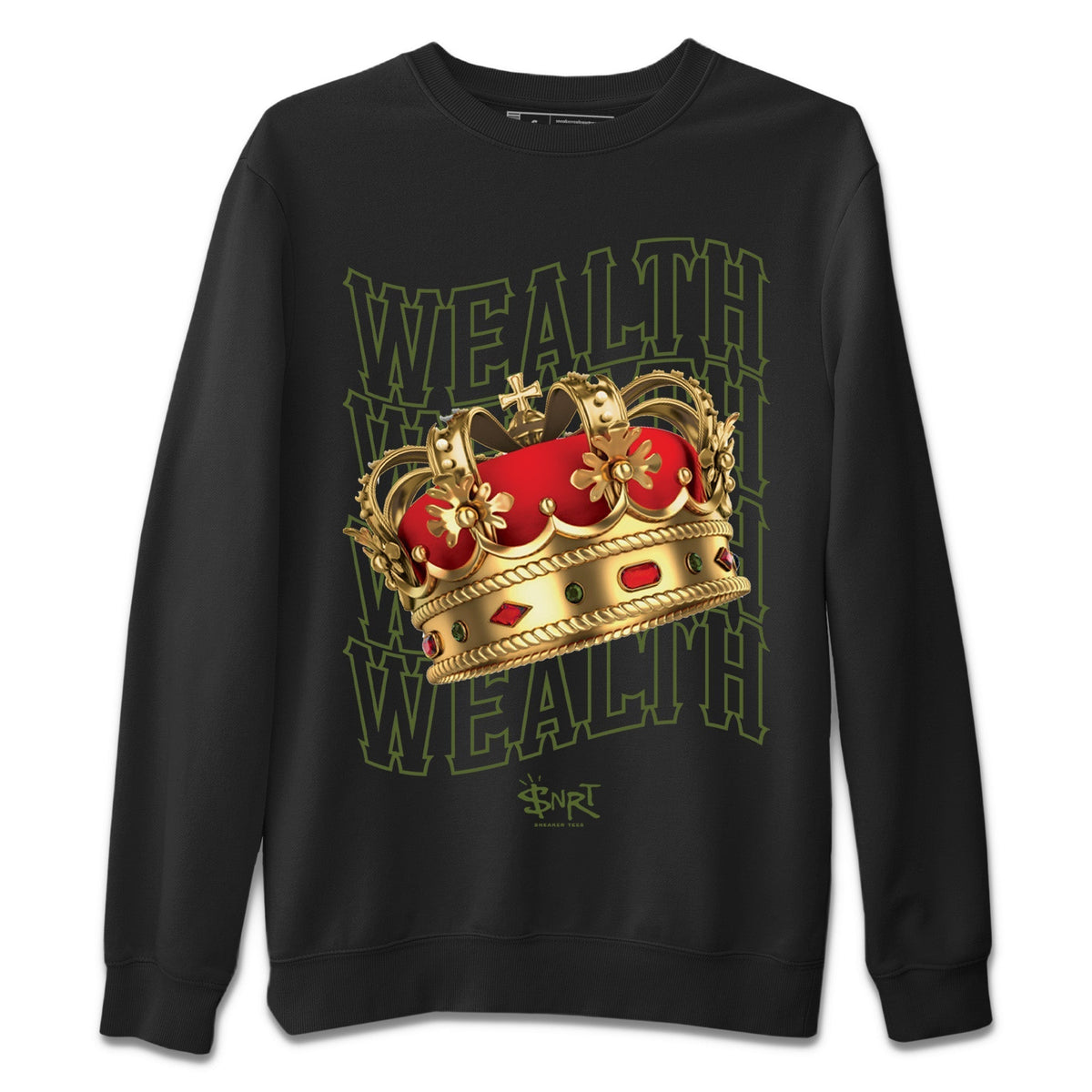 Jordan 1 Travis Scott Olive Sneaker Tees Drip Gear Zone Wealth Sneaker Tees Jordan 1 Travis Scott Olive Shirt Unisex Shirts