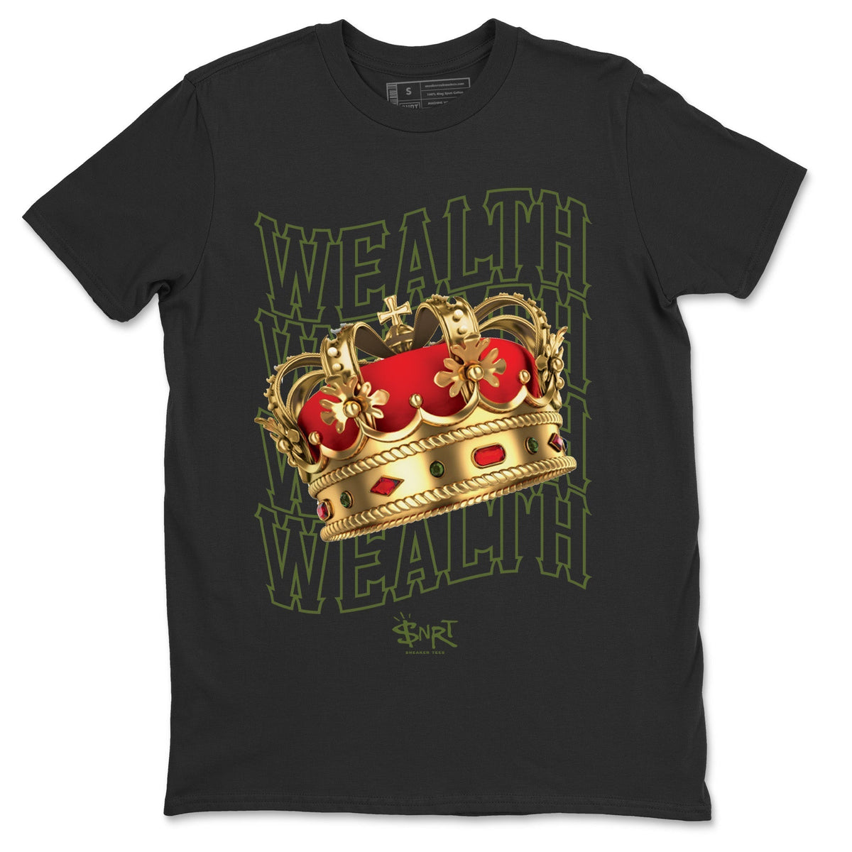 Jordan 1 Travis Scott Olive Sneaker Tees Drip Gear Zone Wealth Sneaker Tees Jordan 1 Travis Scott Olive Shirt Unisex Shirts