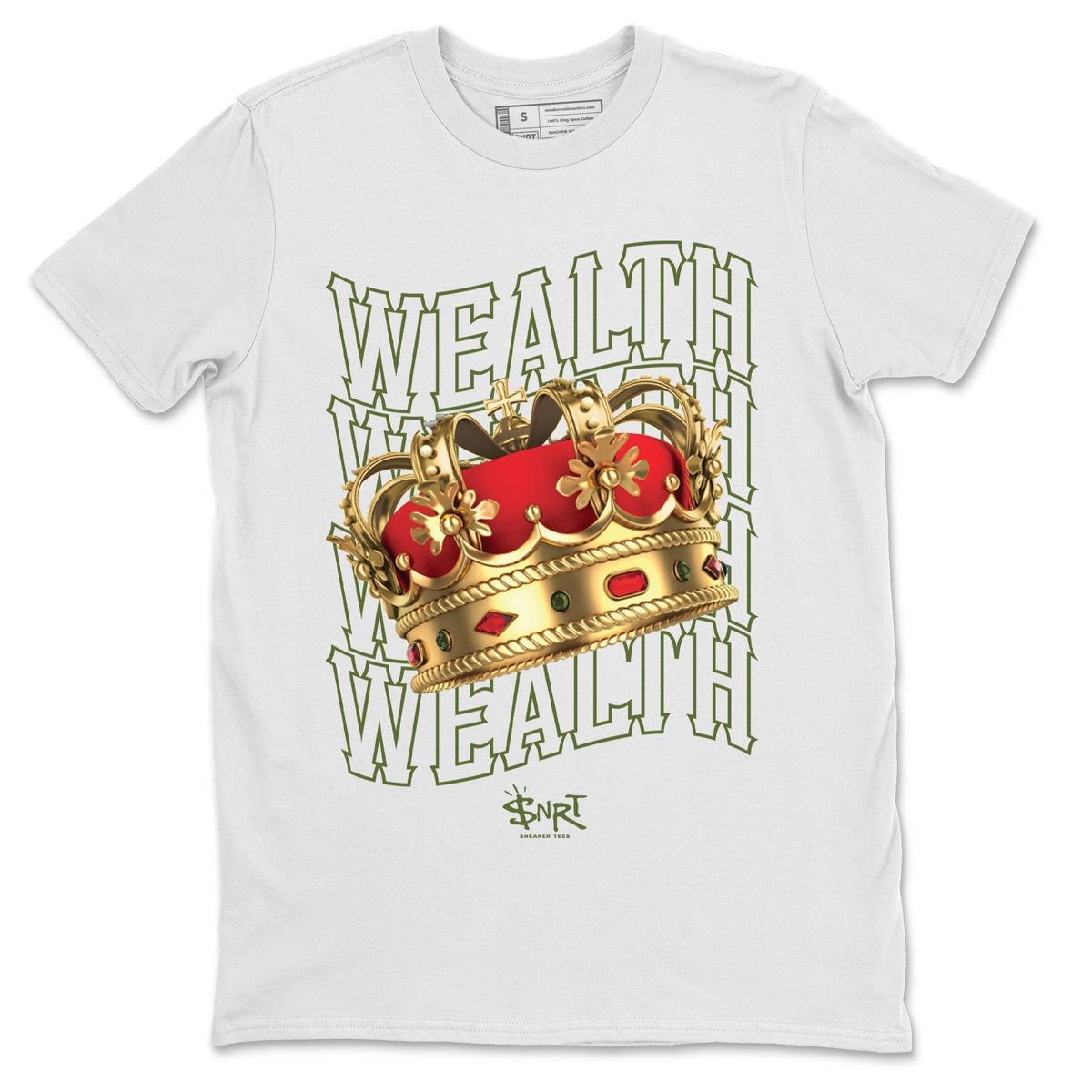 Jordan 1 Travis Scott Olive Sneaker Tees Drip Gear Zone Wealth Sneaker Tees Jordan 1 Travis Scott Olive Shirt Unisex Shirts