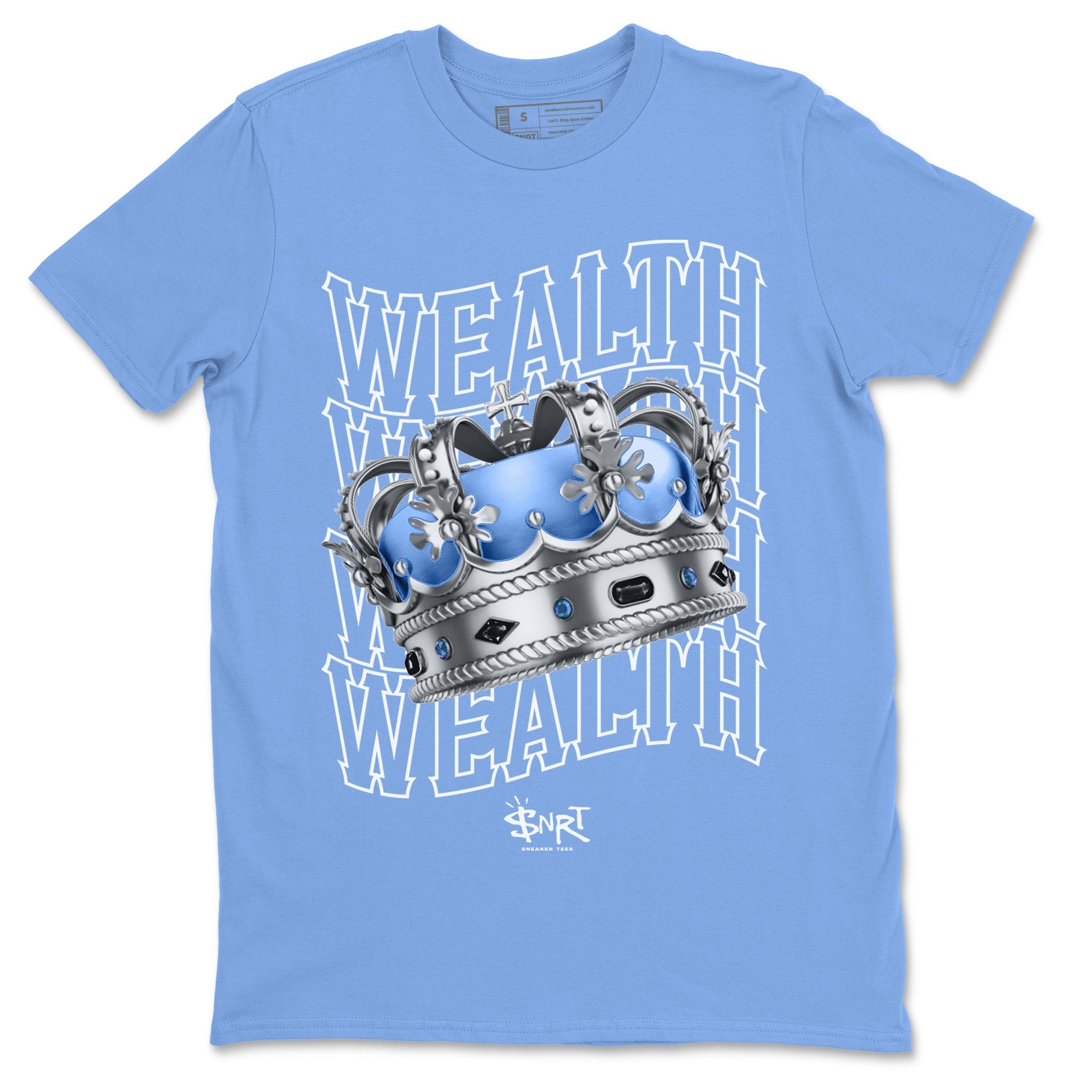 Air Jordan 5 UNC Sneaker Tees Drip Gear Zone Wealth Sneaker Tees Air Jordan 5 Retro UNC Shirt Unisex Shirts Carolina Blue 2