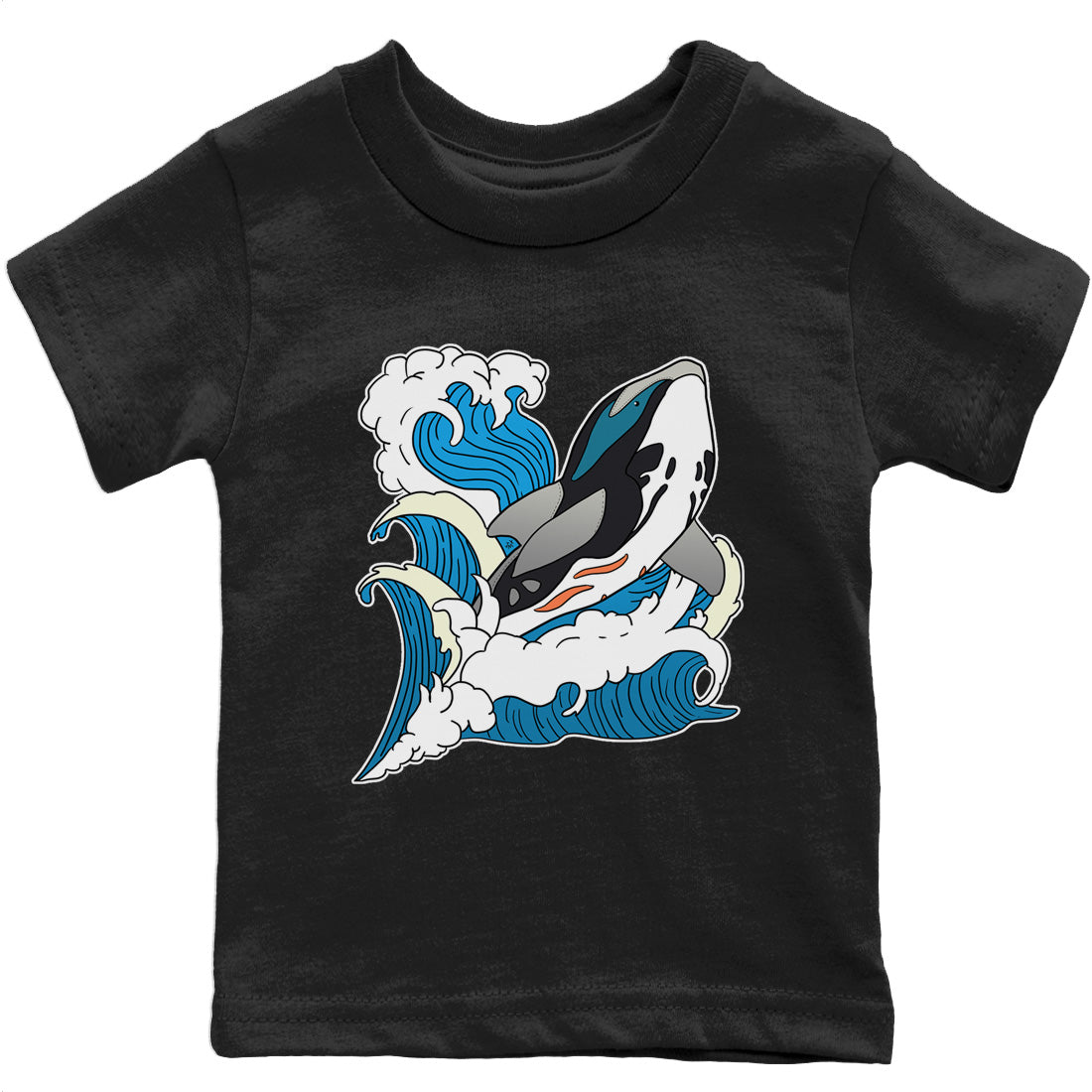 Yeezy 700 Wave Runner Shirt To Match Jordans Whale Waves Sneaker Tees Yeezy 700 Wave Runner Drip Gear Zone Sneaker Matching Clothing Kids Shirts