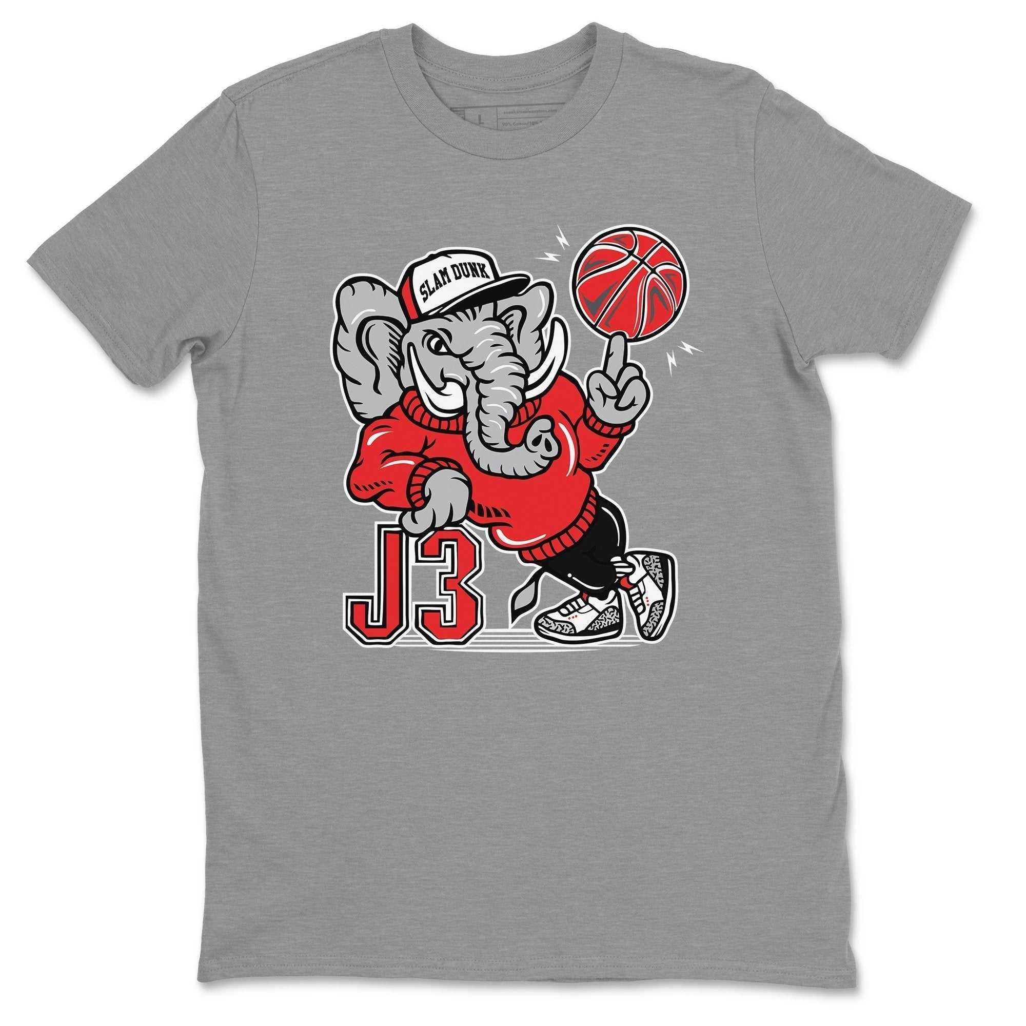 Jordan 3 White Cement Shirt To Match Jordans AJ3 Elephant Sneaker Tees Jordan 3 White Cement Drip Gear Zone Sneaker Matching Clothing Unisex Shirts