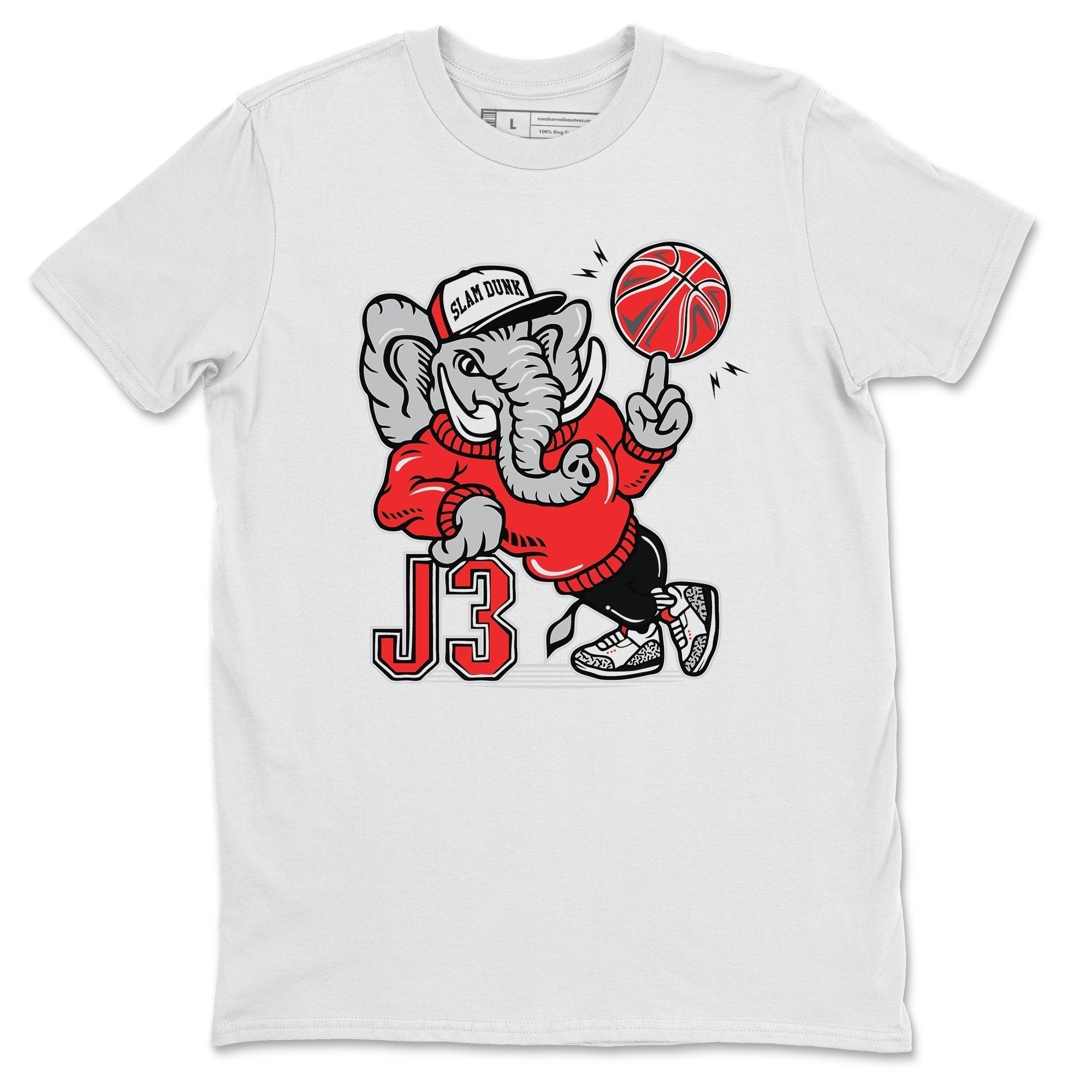 Jordan 3 White Cement Shirt To Match Jordans AJ3 Elephant Sneaker Tees Jordan 3 White Cement Drip Gear Zone Sneaker Matching Clothing Unisex Shirts