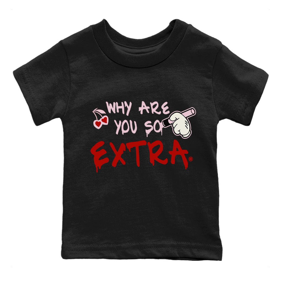 Air Force 1 Valentines Day Sneaker Match Tees Why Are You So Extra Sneaker Tees Air Force 1 Valentines Day Jordan to match sneaker T-Shirt Kids Shirts