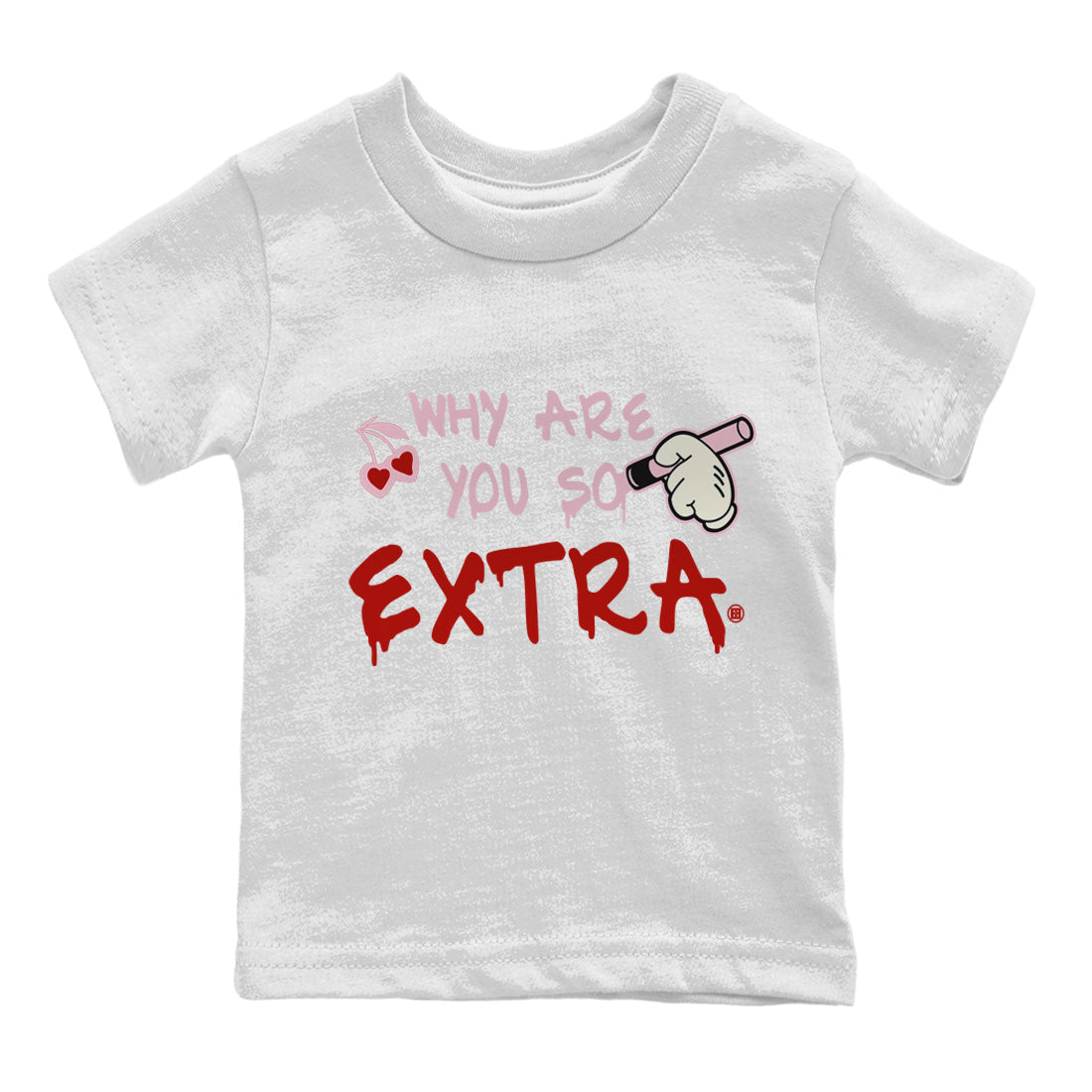 Air Force 1 Valentines Day Sneaker Match Tees Why Are You So Extra Sneaker Tees Air Force 1 Valentines Day Jordan to match sneaker T-Shirt Kids Shirts