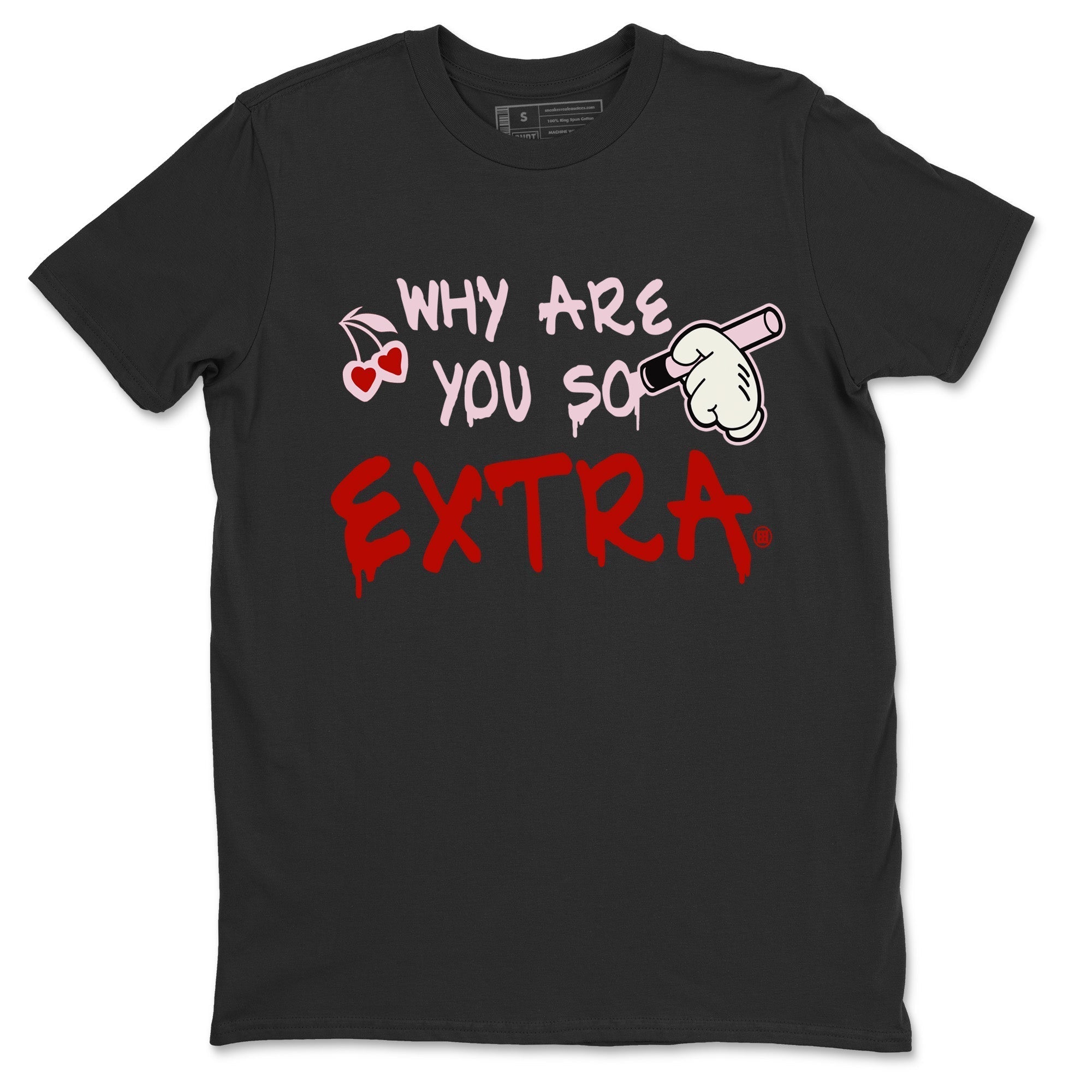 Air Force 1 Valentines Day Sneaker Match Tees Why Are You So Extra Sneaker Tees Air Force 1 Valentines Day Jordan to match sneaker T-Shirt Crew Neck Shirts