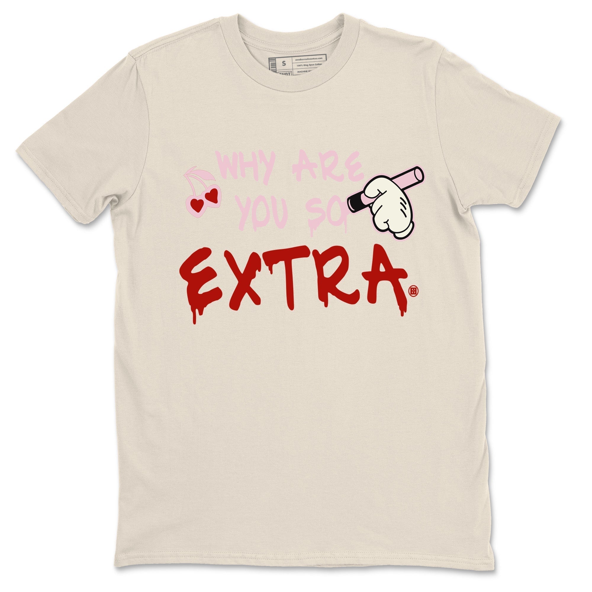 Air Force 1 Valentines Day Sneaker Match Tees Why Are You So Extra Sneaker Tees Air Force 1 Valentines Day Jordan to match sneaker T-Shirt Crew Neck Shirts