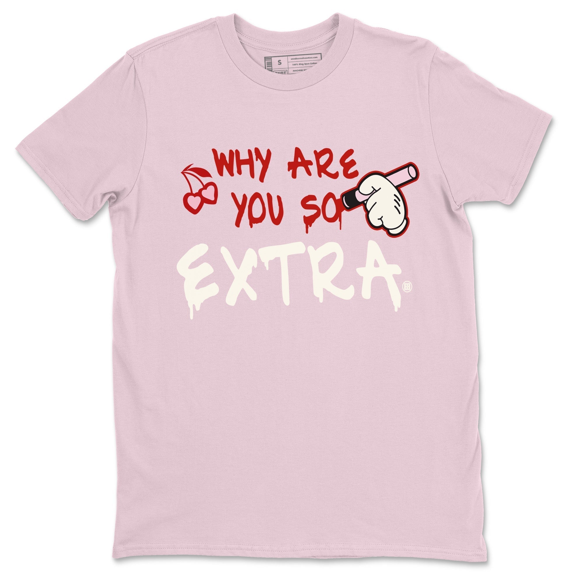 Air Force 1 Valentines Day Sneaker Match Tees Why Are You So Extra Sneaker Tees Air Force 1 Valentines Day Jordan to match sneaker T-Shirt Crew Neck Shirts