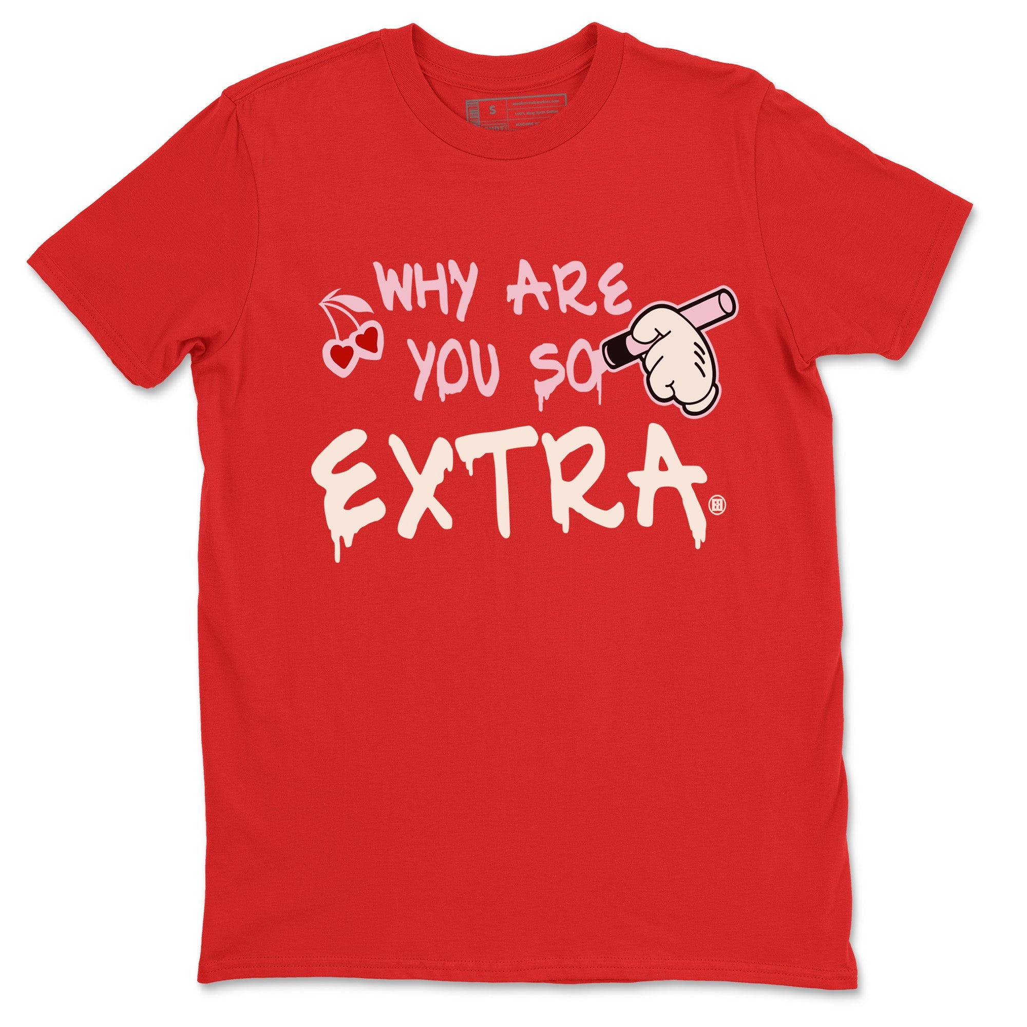 Air Force 1 Valentines Day Sneaker Match Tees Why Are You So Extra Sneaker Tees Air Force 1 Valentines Day Jordan to match sneaker T-Shirt Crew Neck Shirts