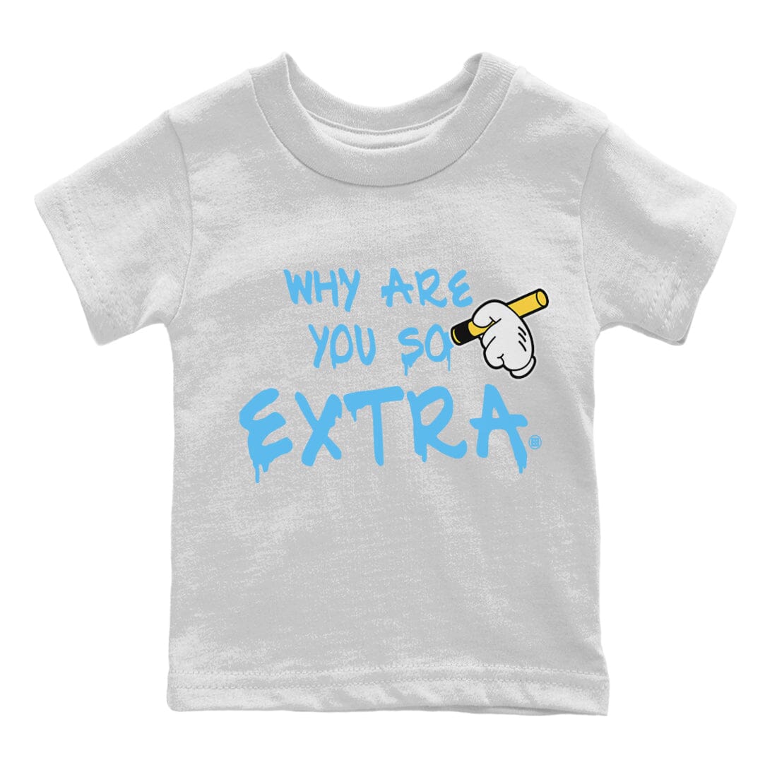 Dunk Blue Chill Sneaker Match Tees Why Are You So Extra Sneaker Tees Dunk Blue Chill Jordan to match sneaker T-Shirt Kids Shirts