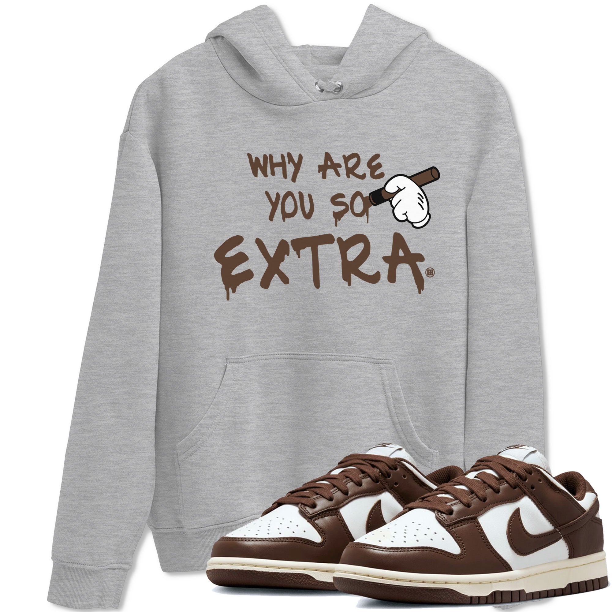 Dunk Low WMNS Cacao Wow sneaker sneaker shirt to match jordans Why Are You So Extra sneaker match tees Dunk Cacao Wow Drip Gear Zones Short Sleeve Unisex Cotton Sneaker Matching T-Shirt Heather Grey 1 T-Shirt