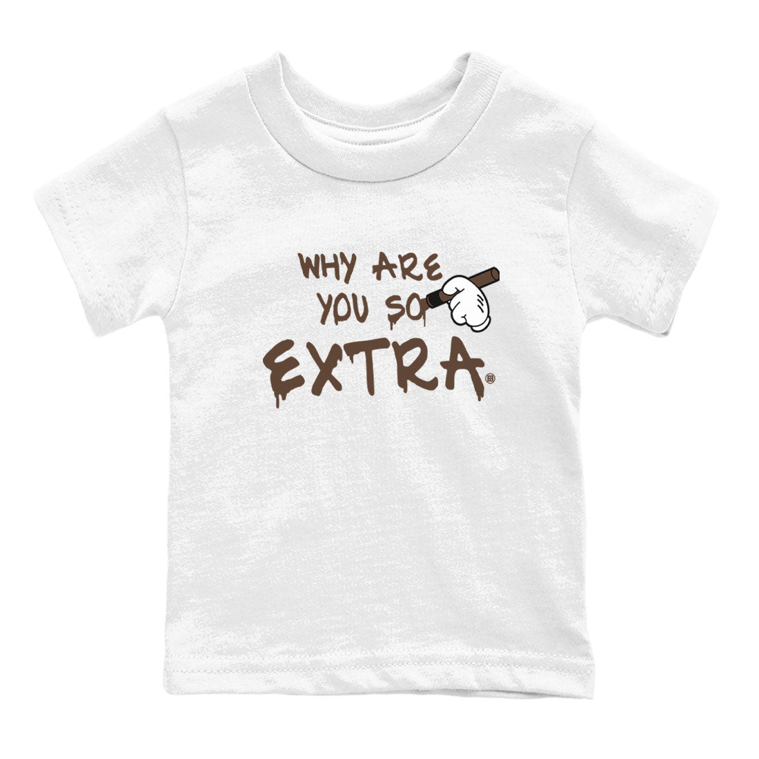 Dunk Low WMNS Cacao Wow sneaker sneaker shirt to match jordans Why Are You So Extra sneaker match tees Dunk Cacao Wow Drip Gear Zone Baby Toddler White 2 T-Shirt