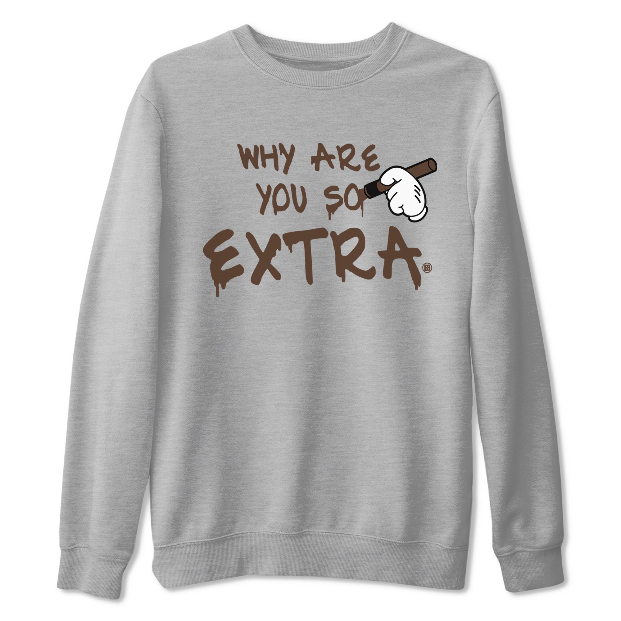 Dunk Low WMNS Cacao Wow sneaker shirt to match jordans Why Are You So Extra sneaker tees Dunk Cacao Wow Drip Gear Zone Crew Neck Unisex Cotton Sneaker T-Shirt Heather Grey 2 T-Shirt