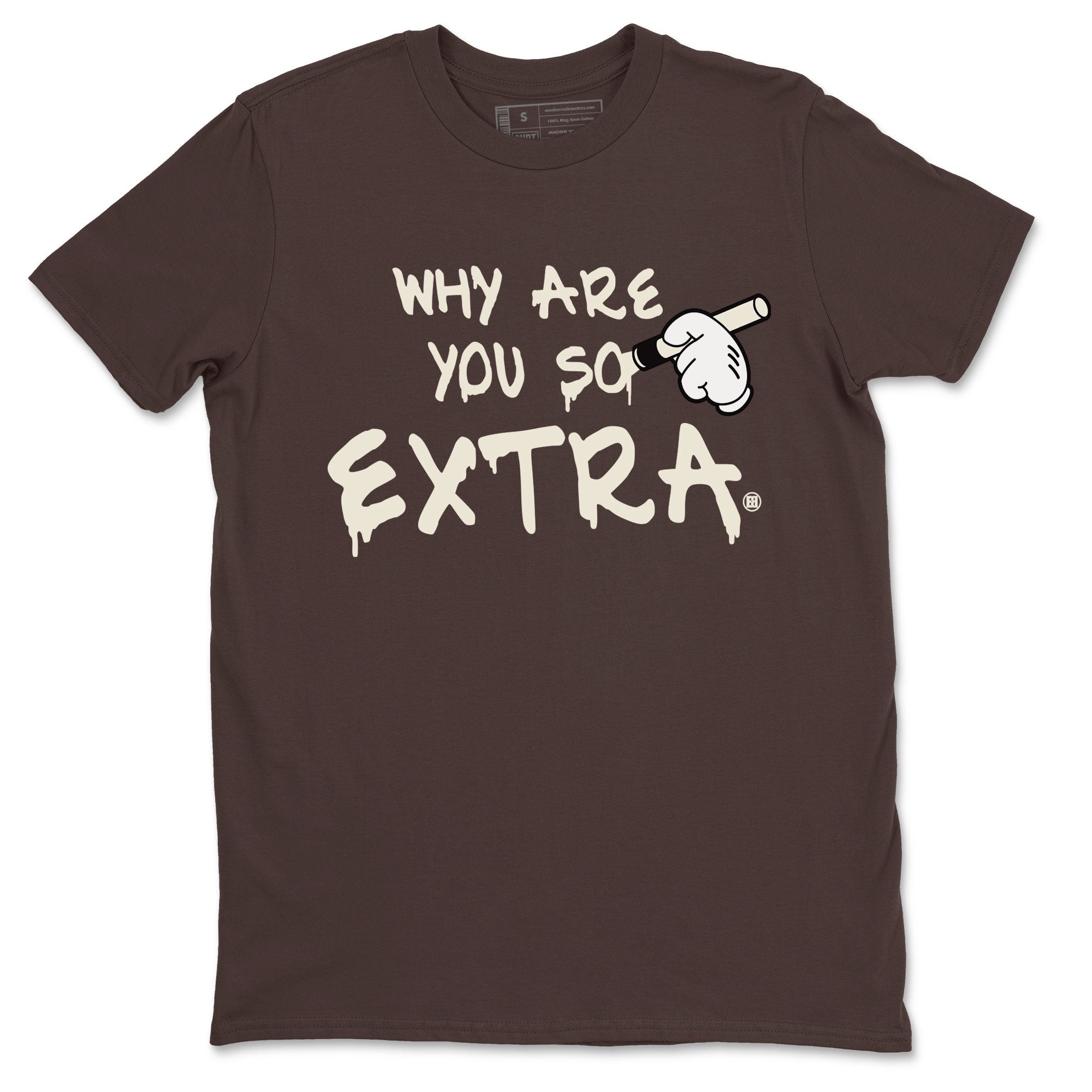 Dunk Low WMNS Cacao Wow sneaker sneaker shirt to match jordans Why Are You So Extra sneaker match tees Dunk Cacao Wow Drip Gear Zones Short Sleeve Unisex Cotton Sneaker Matching T-Shirt Dark Chocolate 2 T-Shirt