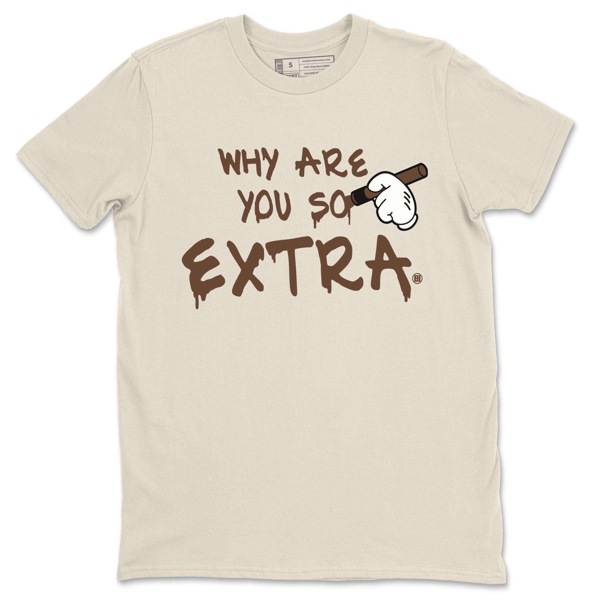 Dunk Low WMNS Cacao Wow sneaker shirt to match jordans Why Are You So Extra sneaker tees Dunk Cacao Wow Drip Gear Zone Crew Neck Unisex Cotton Sneaker T-Shirt Natural 2 T-Shirt