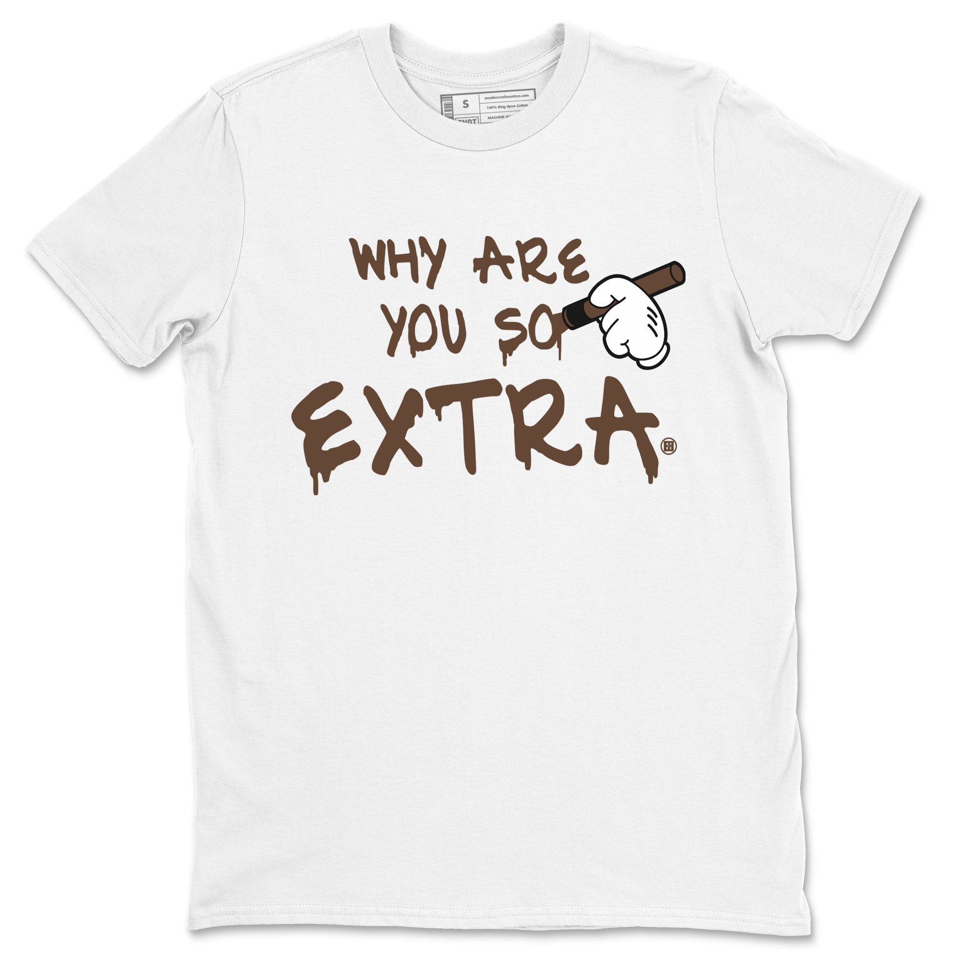 Dunk Low WMNS Cacao Wow sneaker sneaker shirt to match jordans Why Are You So Extra sneaker match tees Dunk Cacao Wow Drip Gear Zones Short Sleeve Unisex Cotton Sneaker Matching T-Shirt White 2 T-Shirt
