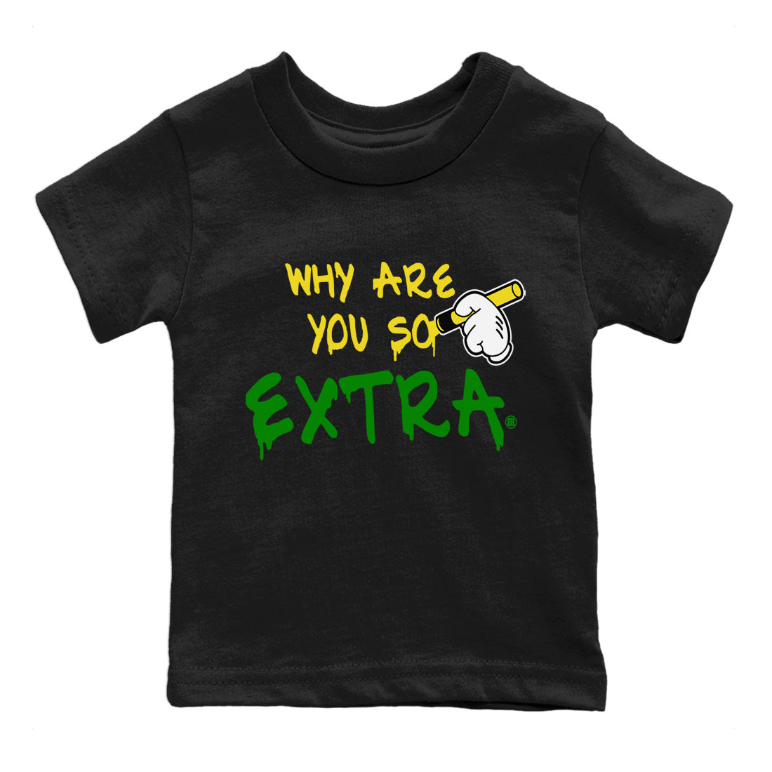 Dunk Reverse Brazil Sneaker Match Tees Why Are You So Extra Sneaker Tees Dunk Reverse Brazil Jordan to match sneaker T-Shirt Kids Shirts