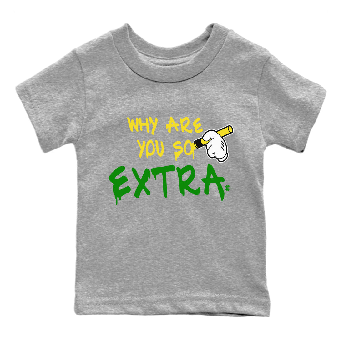 Dunk Reverse Brazil Sneaker Match Tees Why Are You So Extra Sneaker Tees Dunk Reverse Brazil Jordan to match sneaker T-Shirt Kids Shirts