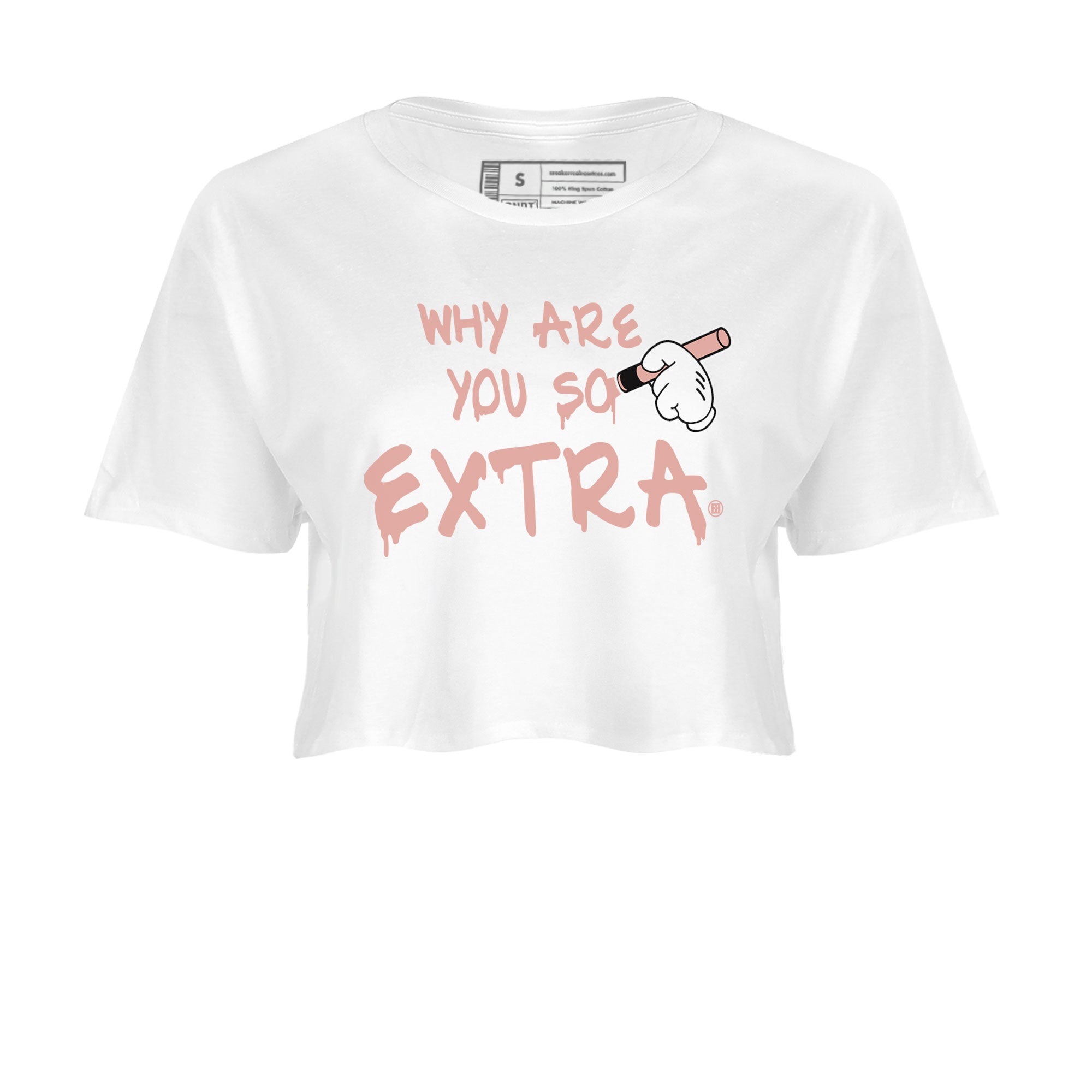 Dunks Low Rose Whisper shirt to match jordans Why Are You So Extra Streetwear Sneaker Shirt Dunk Rose Whisper Drip Gear Zone Sneaker Matching Clothing White 2 Crop T-Shirt